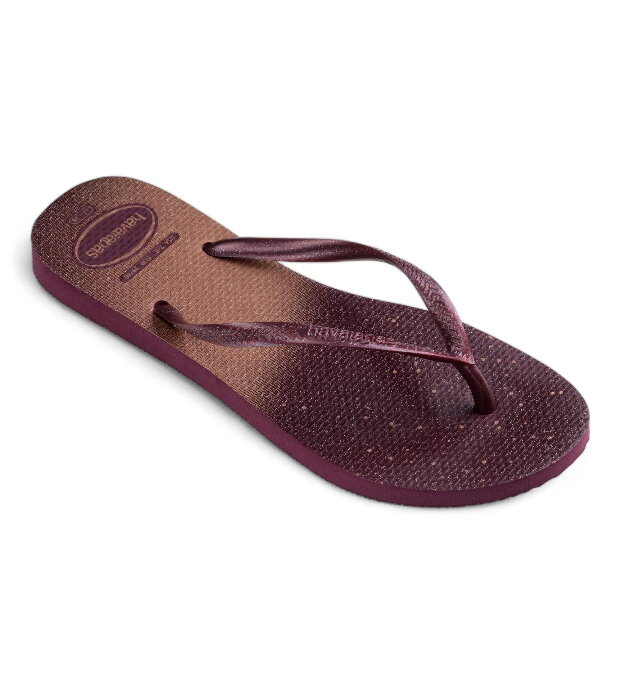 Chanclas Slim Gloss lila