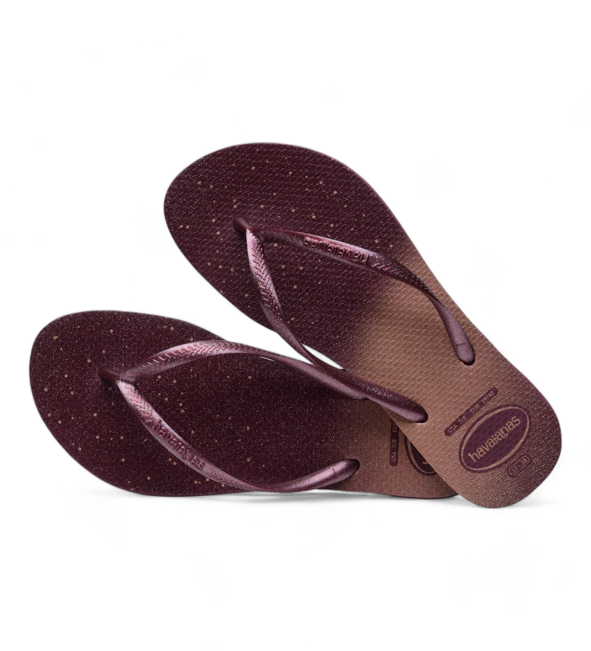 Chanclas Slim Gloss lila