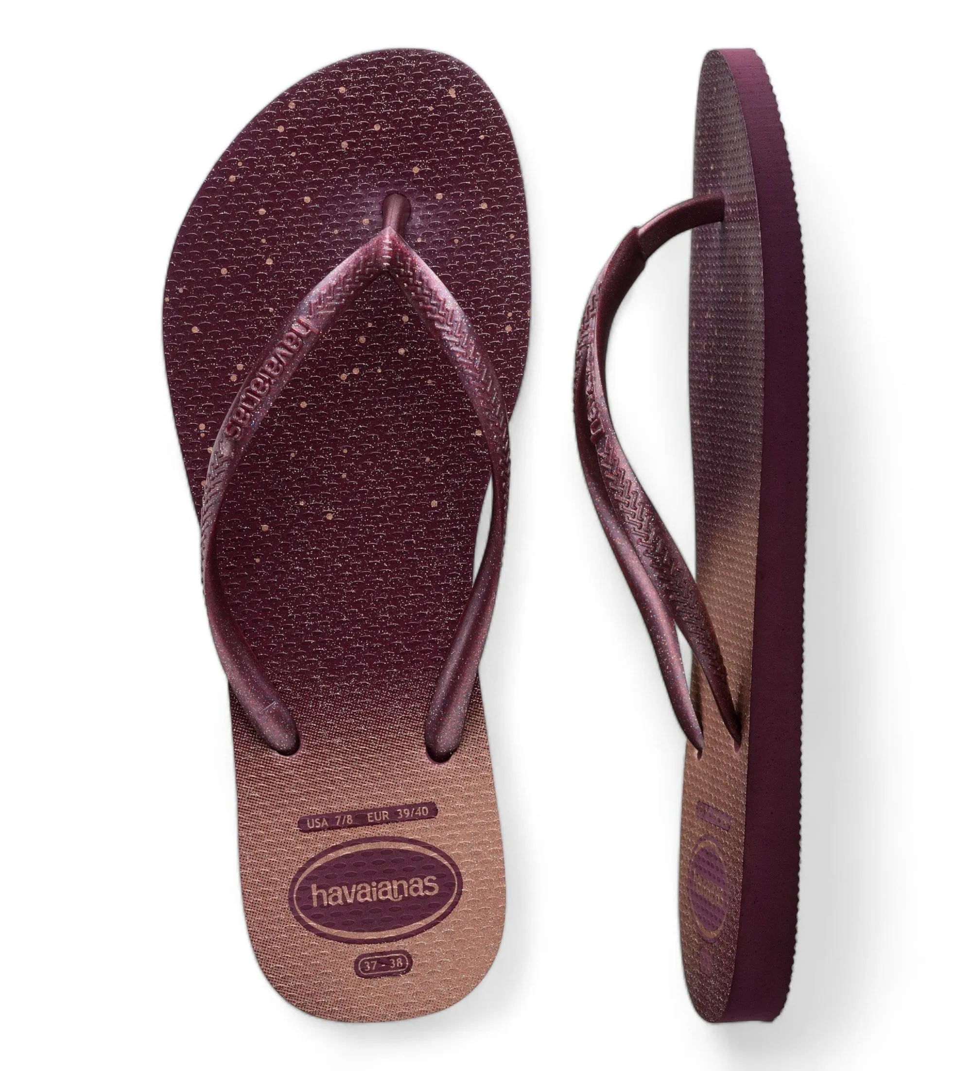 Chanclas Slim Gloss lila