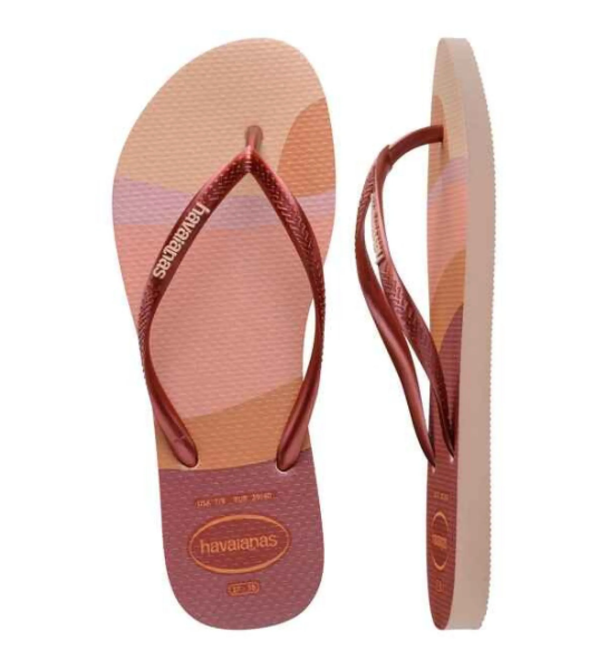 Chanclas Slim Palette Glow rosa