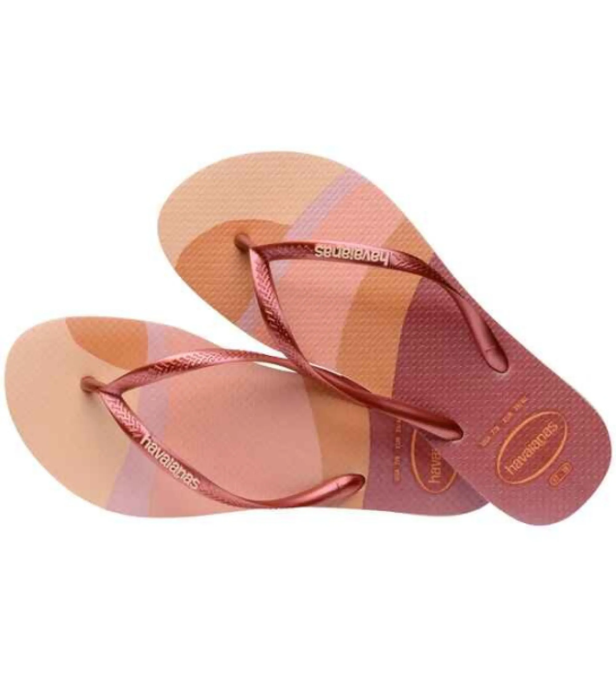 Chanclas Slim Palette Glow rosa