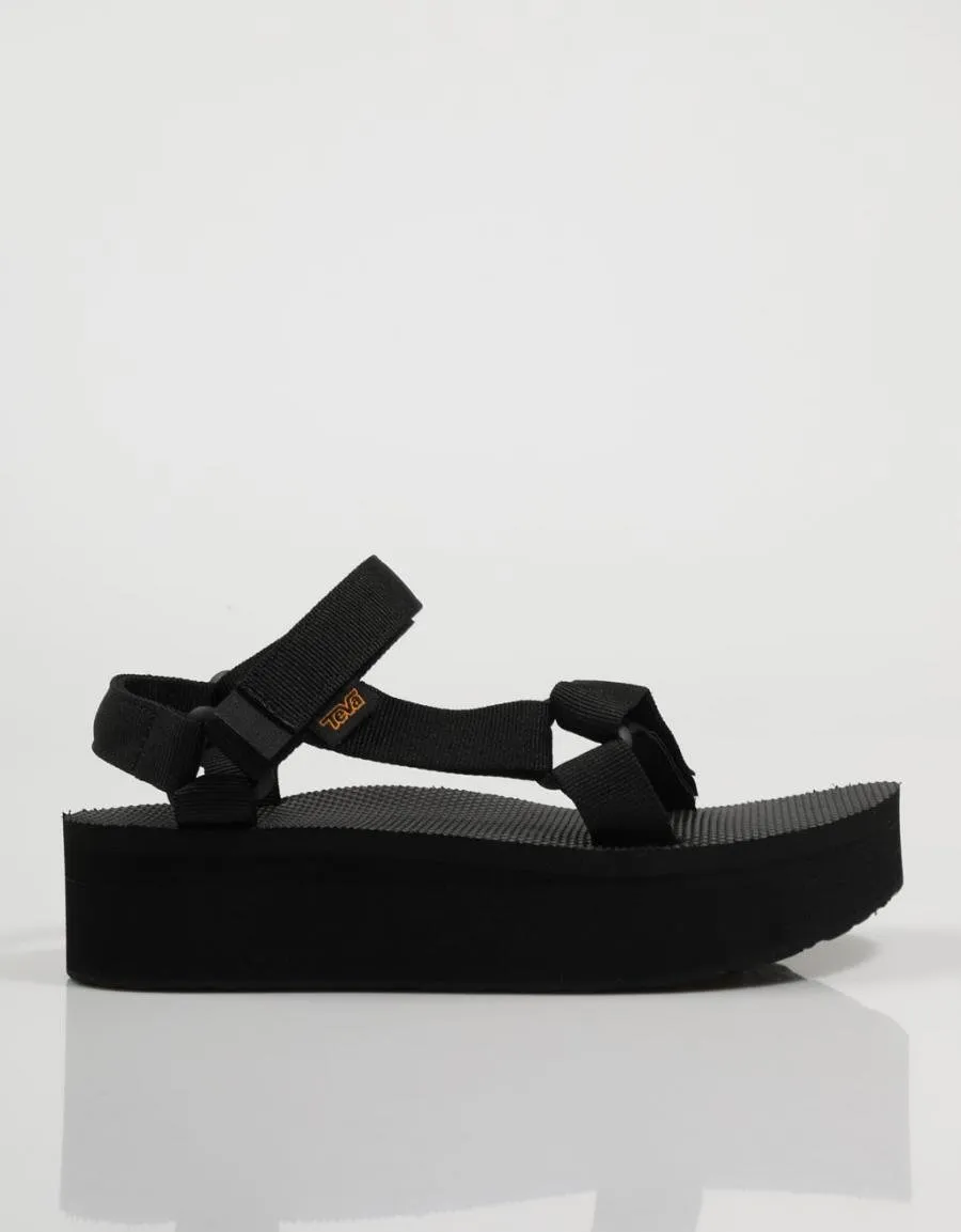  chanclas TEVA Flatform en Negro 75267