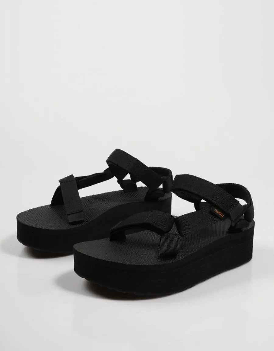  chanclas TEVA Flatform en Negro 75267