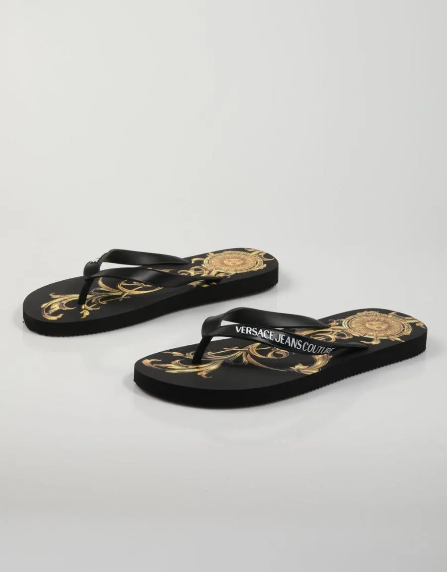  chanclas VERSACE Ya3sq7 Zs191 en Negro 78281