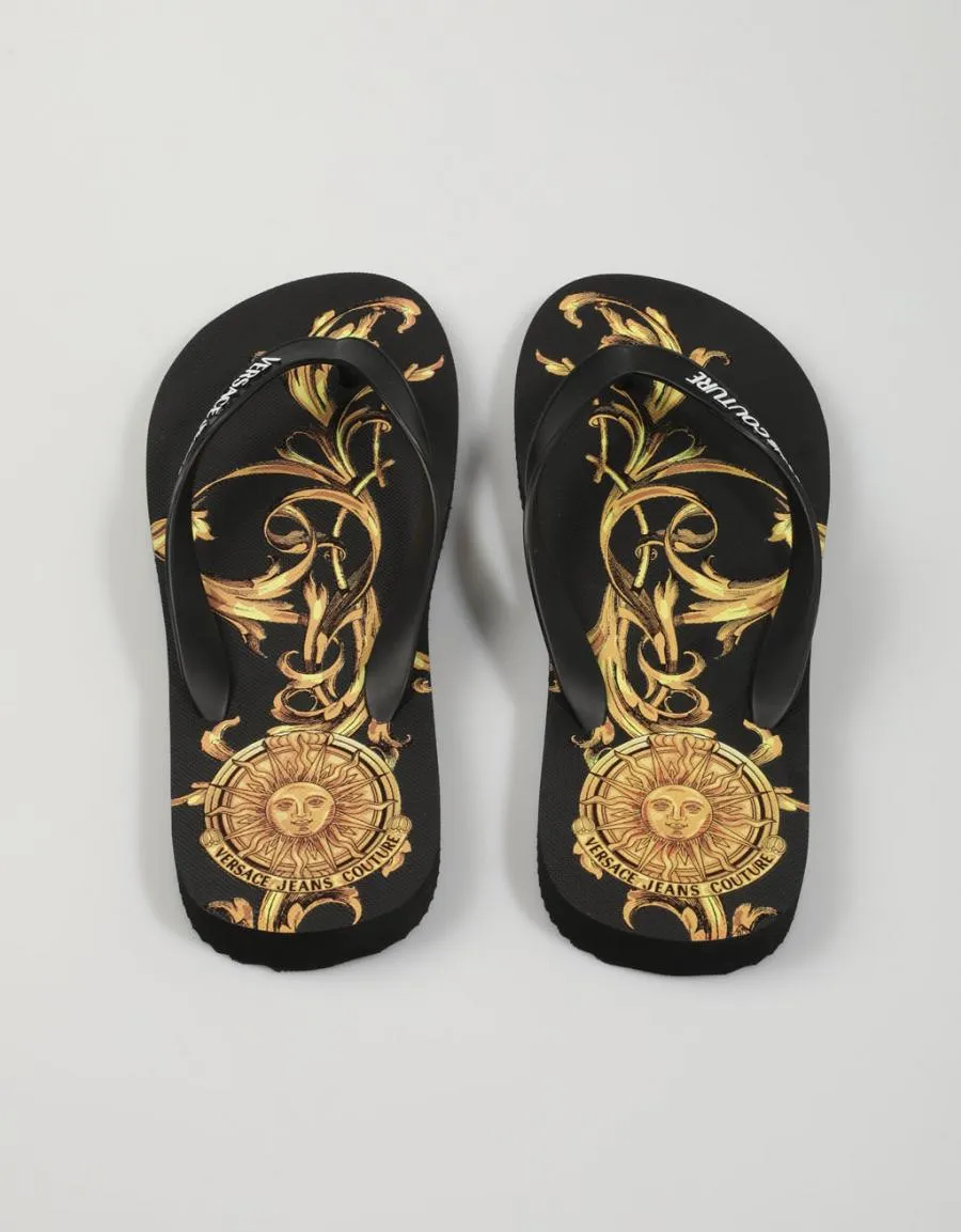  chanclas VERSACE Ya3sq7 Zs191 en Negro 78281