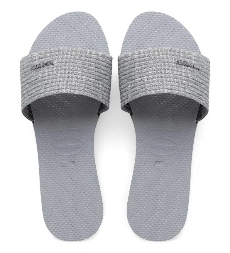 Chanclas You Malta Metallic gris