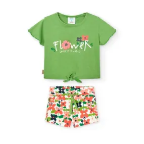 Conjunto niña estampado flores de Bóboli