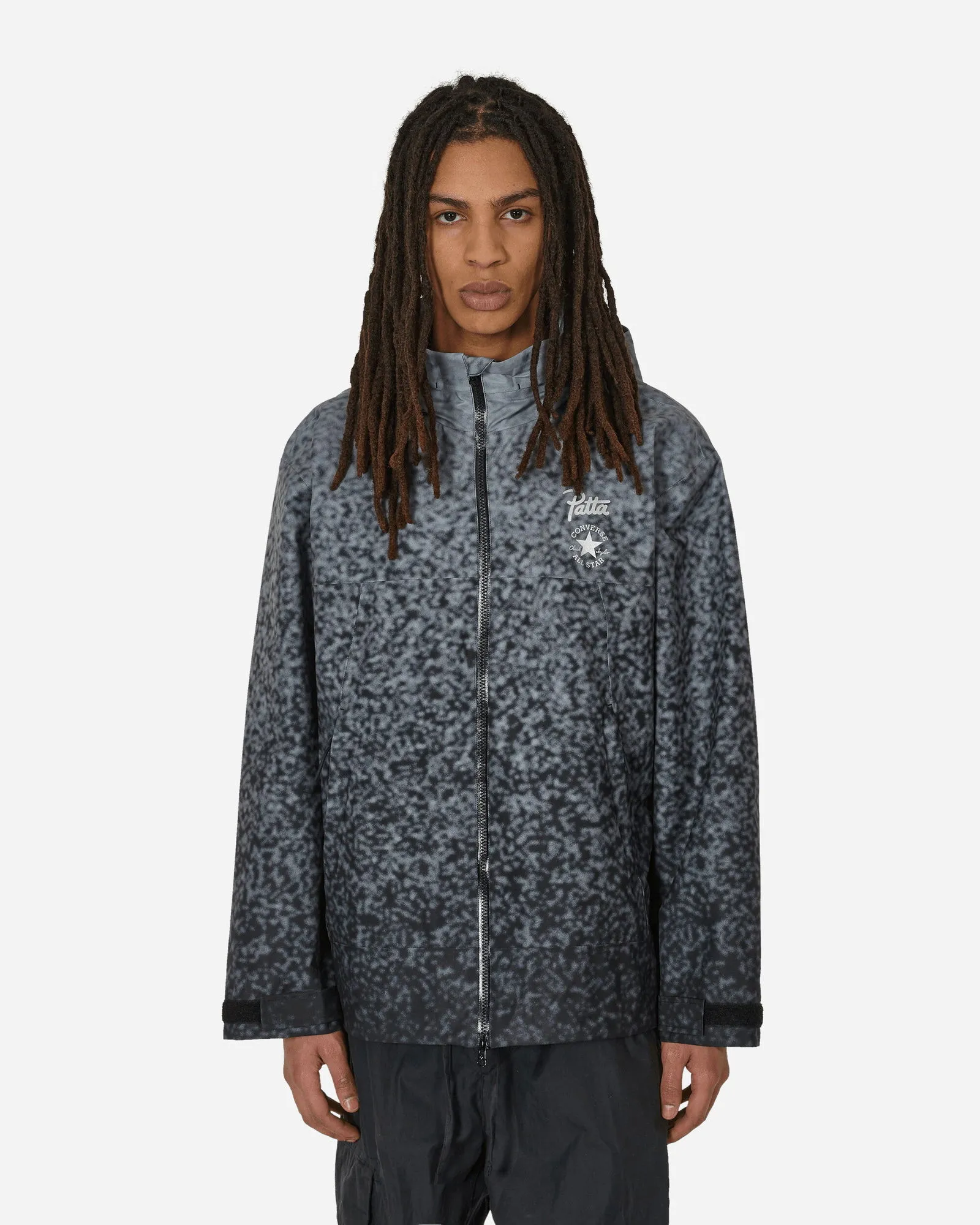 Converse Patta Rain Jacket Black Gradient