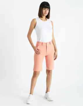 Cropped snicker drill rosa tiro alto mm