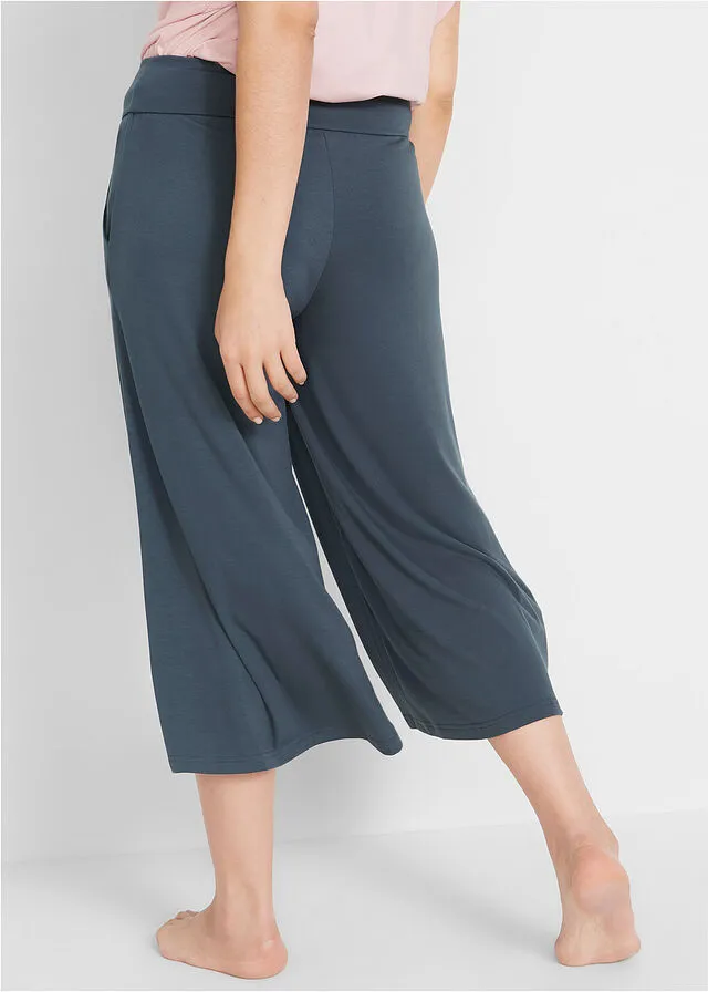 Culotte, largo hasta la pantorrilla Azul oscuro