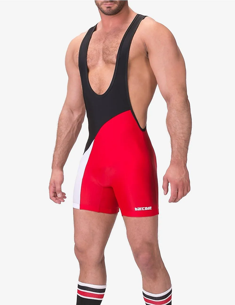 Código de barras Berlin Singlet Luckenwalde Negro/Blanco/Rojo