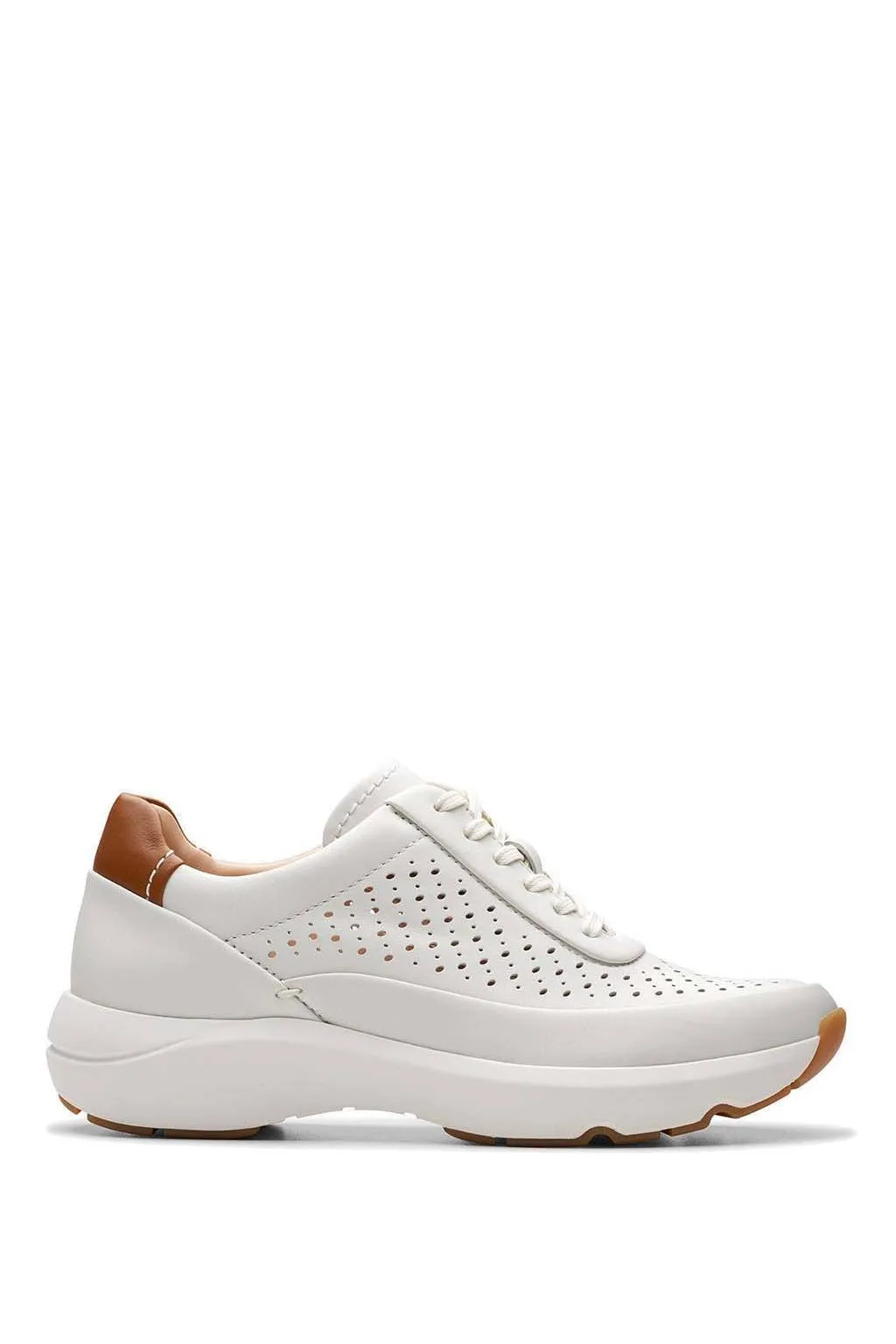 Deportivo Clarks Mujer Tivoli Grace Off White Lea