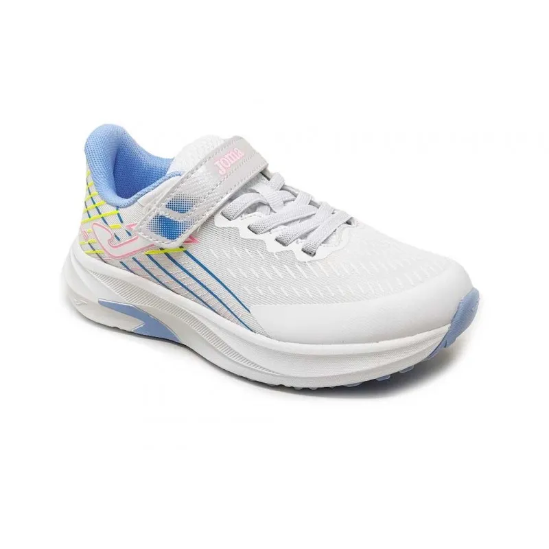 DEPORTIVO NIÑA JOMA SUPER CROSS JR 2402-V WHITE SKY BLUE PINK