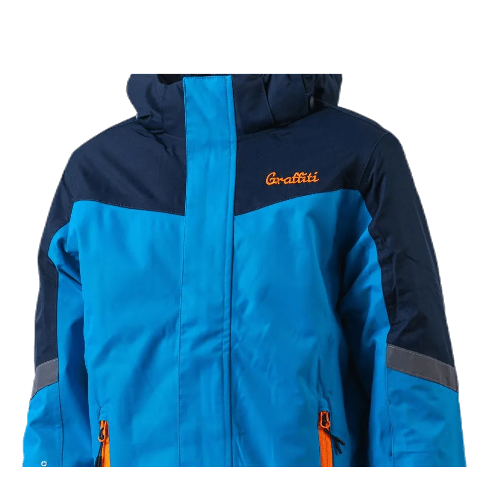 Graffiti Magan Ski Jacket W-GUARD 10.000 Blue