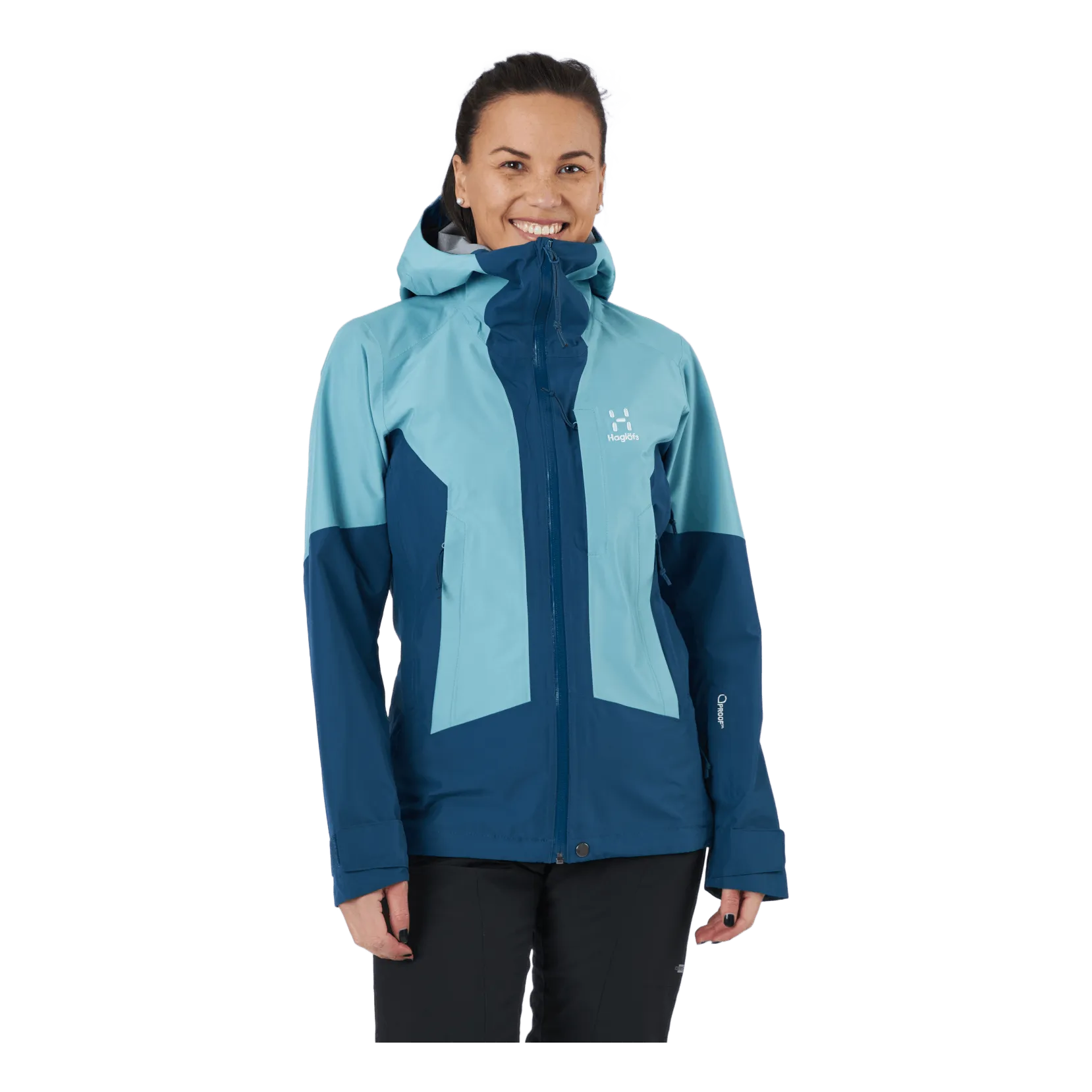 Haglöfs Lumi Jacket Women Dark Ocean/frost Blue