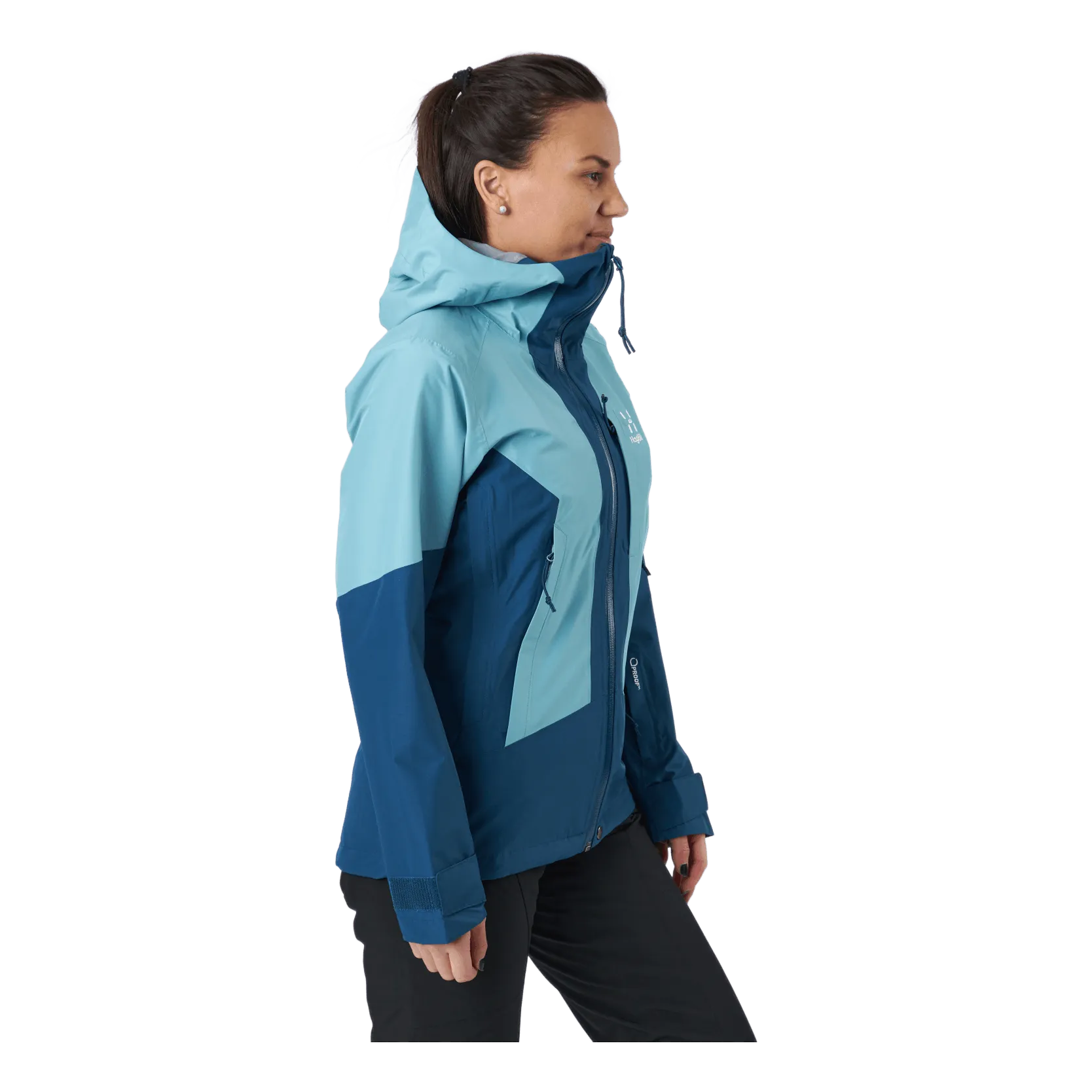 Haglöfs Lumi Jacket Women Dark Ocean/frost Blue