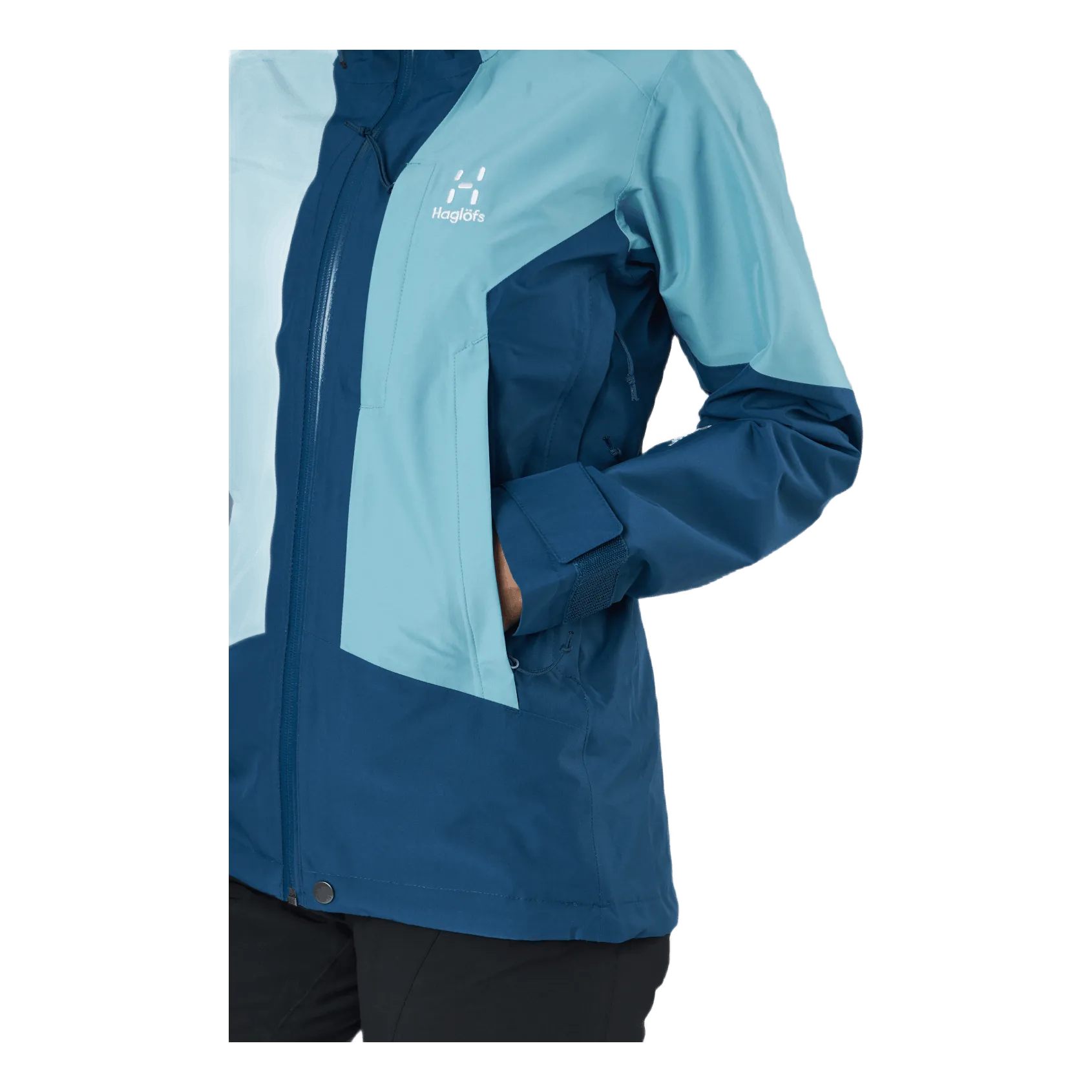 Haglöfs Lumi Jacket Women Dark Ocean/frost Blue