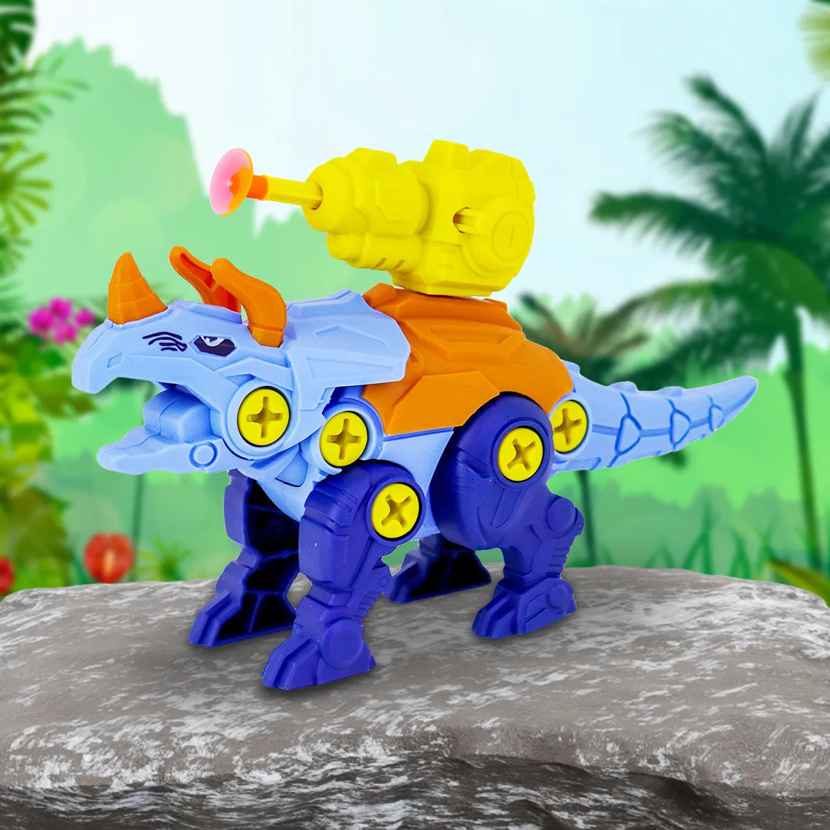 Juguete de Dinosaurio Triceratops para Nios