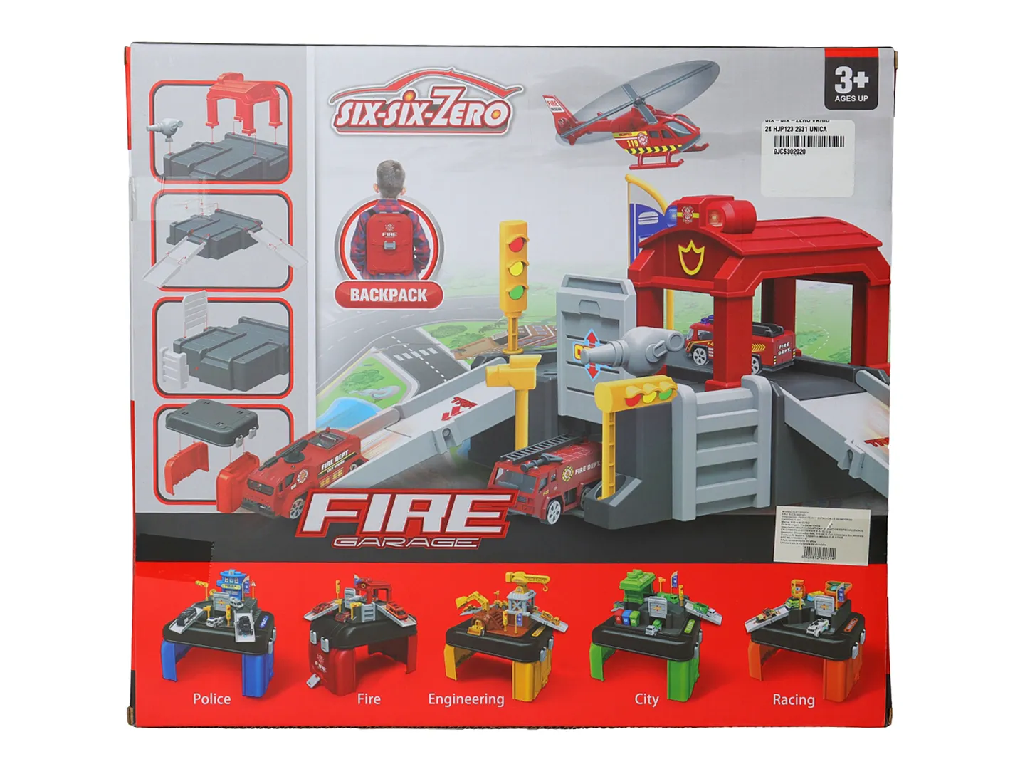 Kelder Toys 24 Hjp123 2931 Varios Juguete Set Estacion De Bombero  Unica