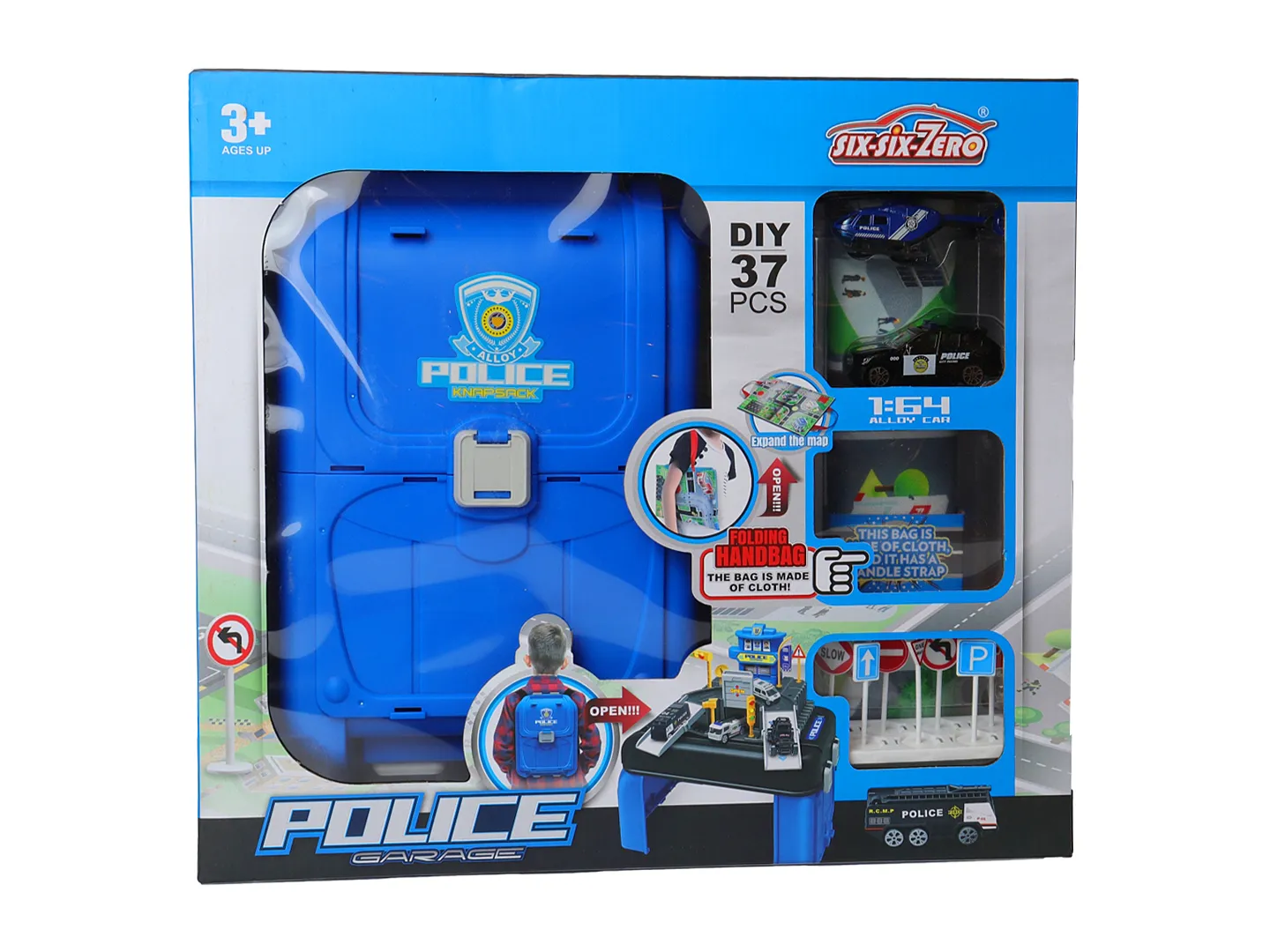 Kelder Toys 24 Hjp123 5119 Varios Juguete Set De Estacion De Policia  Unica