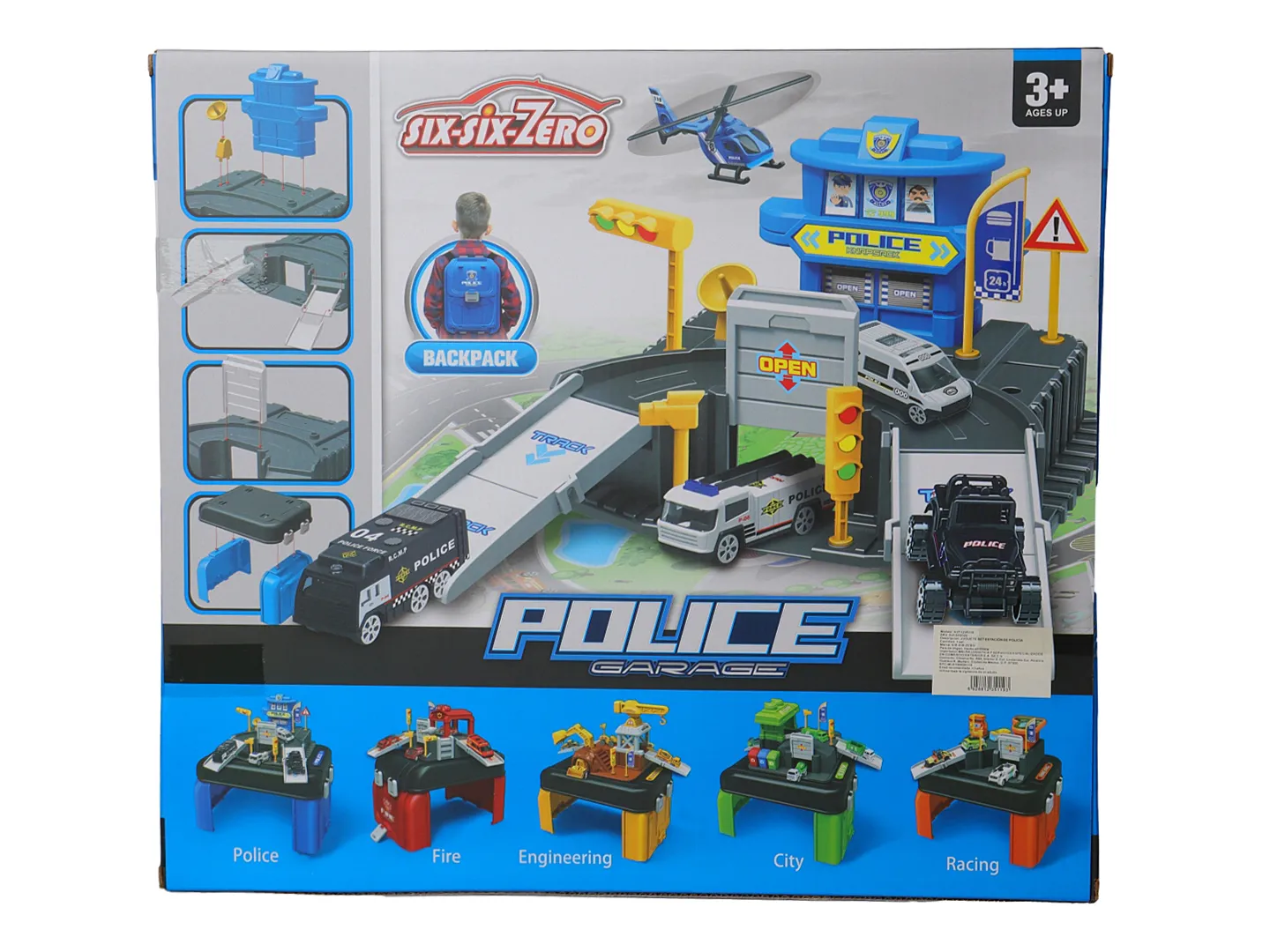 Kelder Toys 24 Hjp123 5119 Varios Juguete Set De Estacion De Policia  Unica