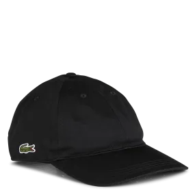 LACOSTE Gorra ajustable de algodón con bordado en multicolor