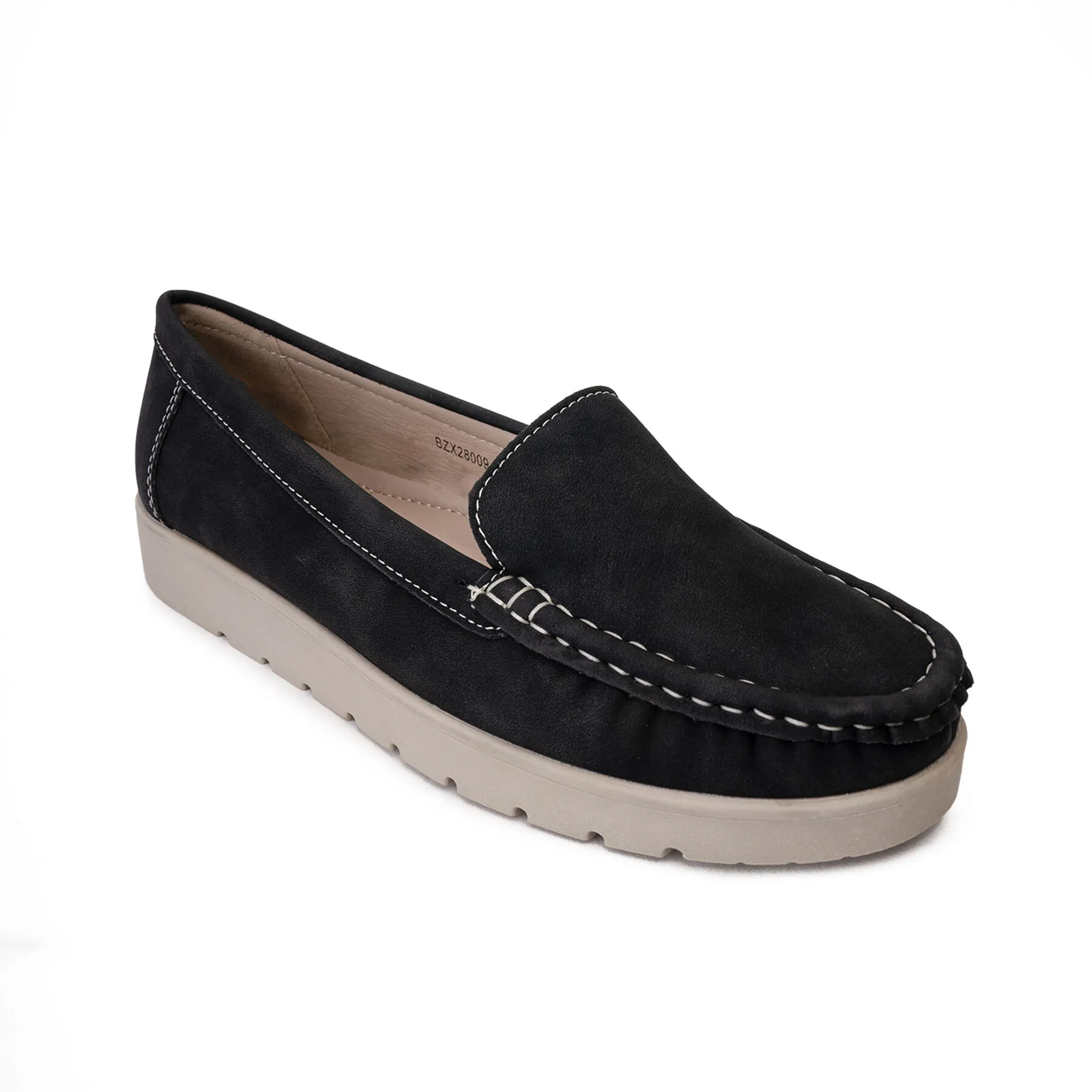 Mocasín Mujer Negro Eladia Thunder Blue