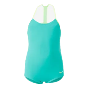 Natación Nike T-Back One Piece Junior Green