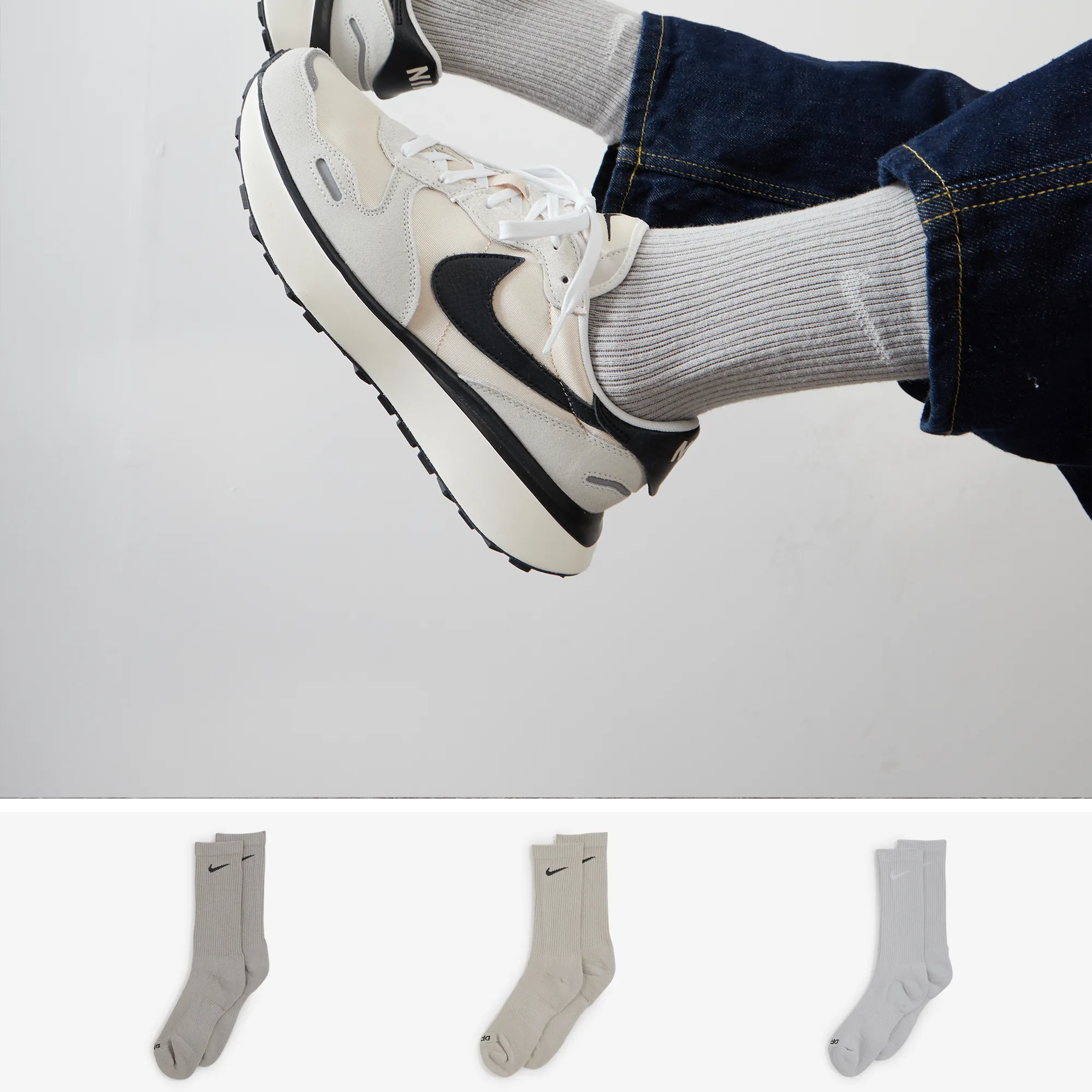 NIKE CHAUSSETTES X6 CREW CUSHION