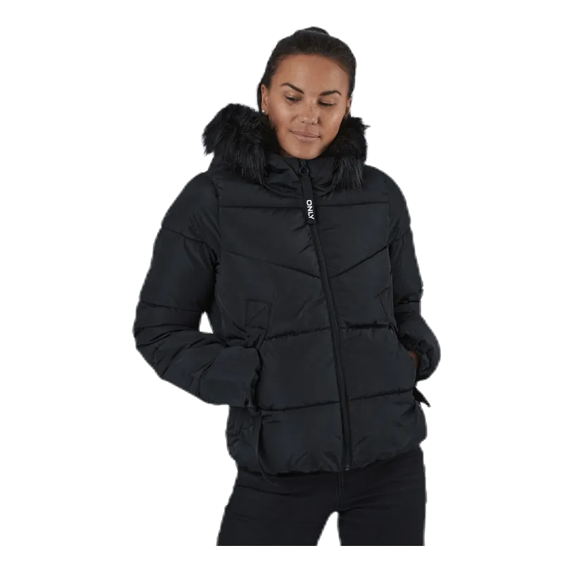 Only Monica Short Puffer Jacket Cc Otw Black