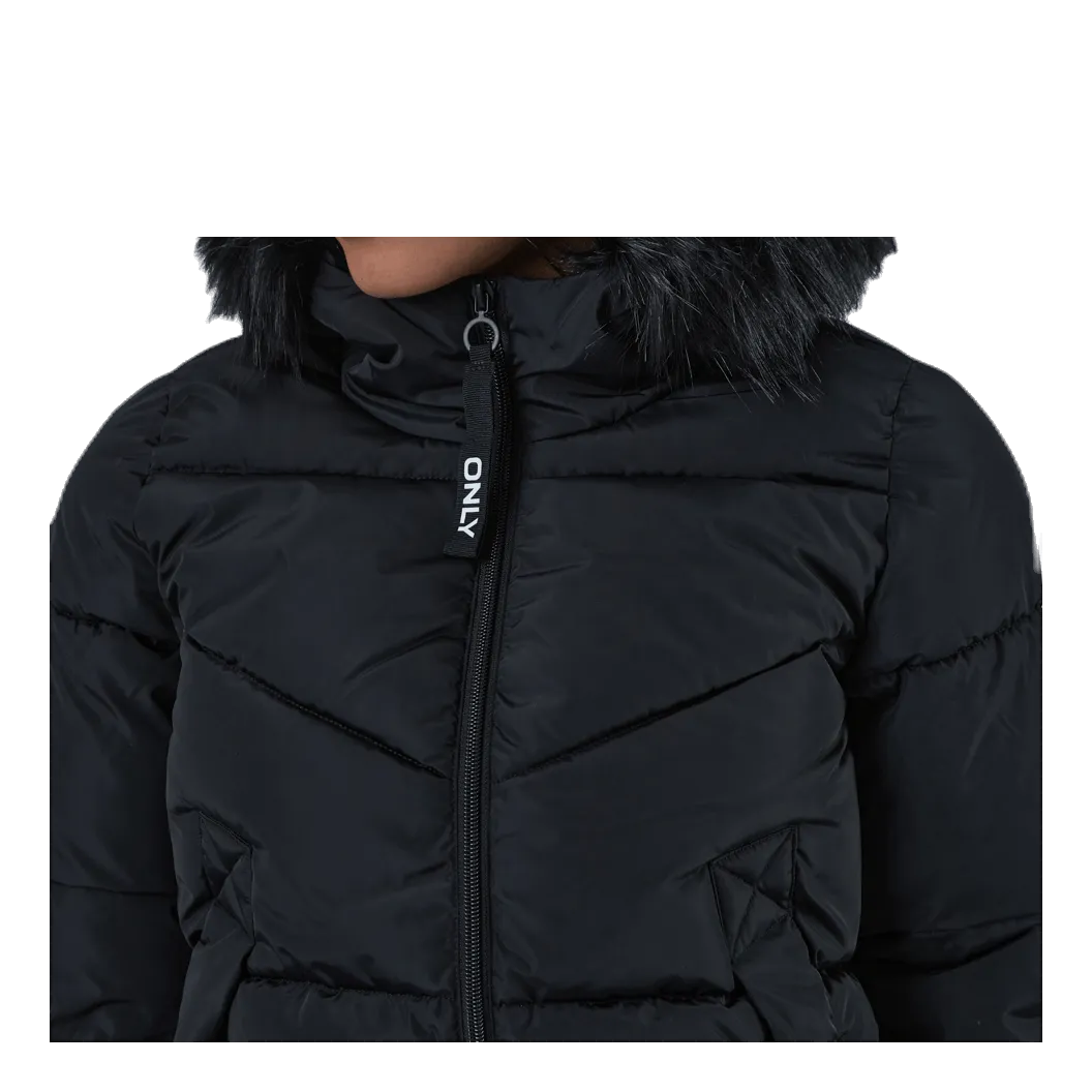 Only Monica Short Puffer Jacket Cc Otw Black