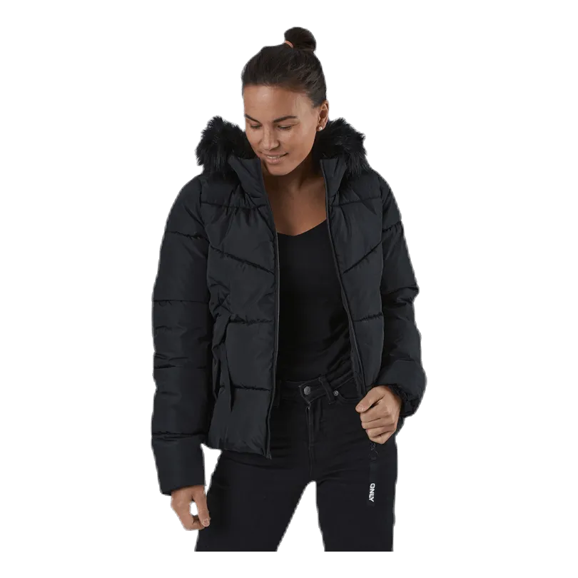 Only Monica Short Puffer Jacket Cc Otw Black