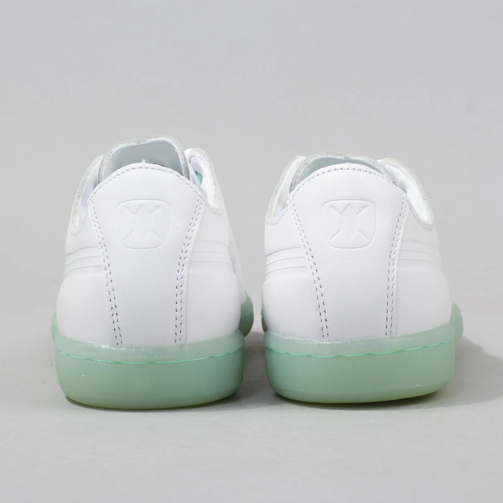 Puma DP Match Raw Edge white - grossamer green