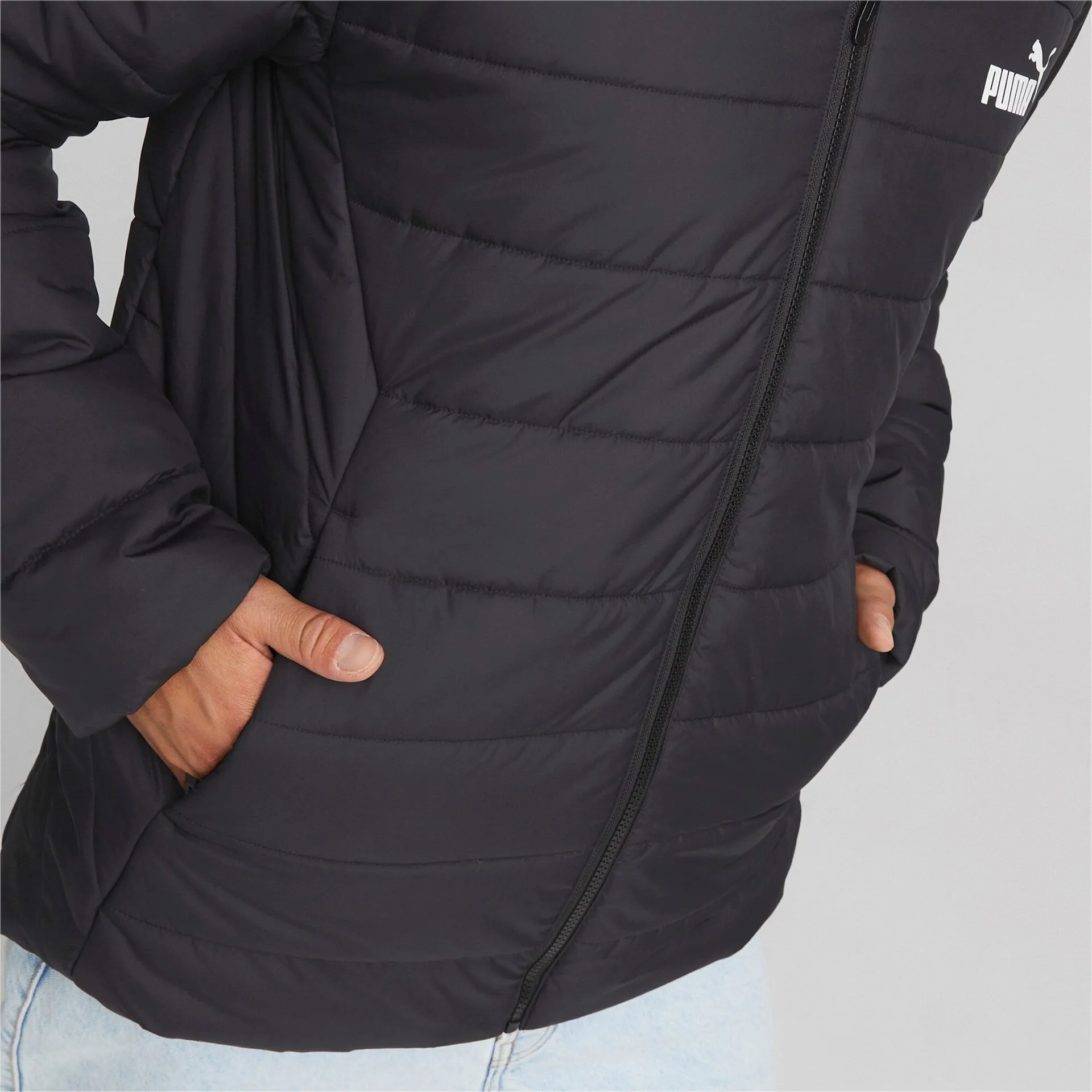 Puma Ess Hooded Padded Jacket Puma Black