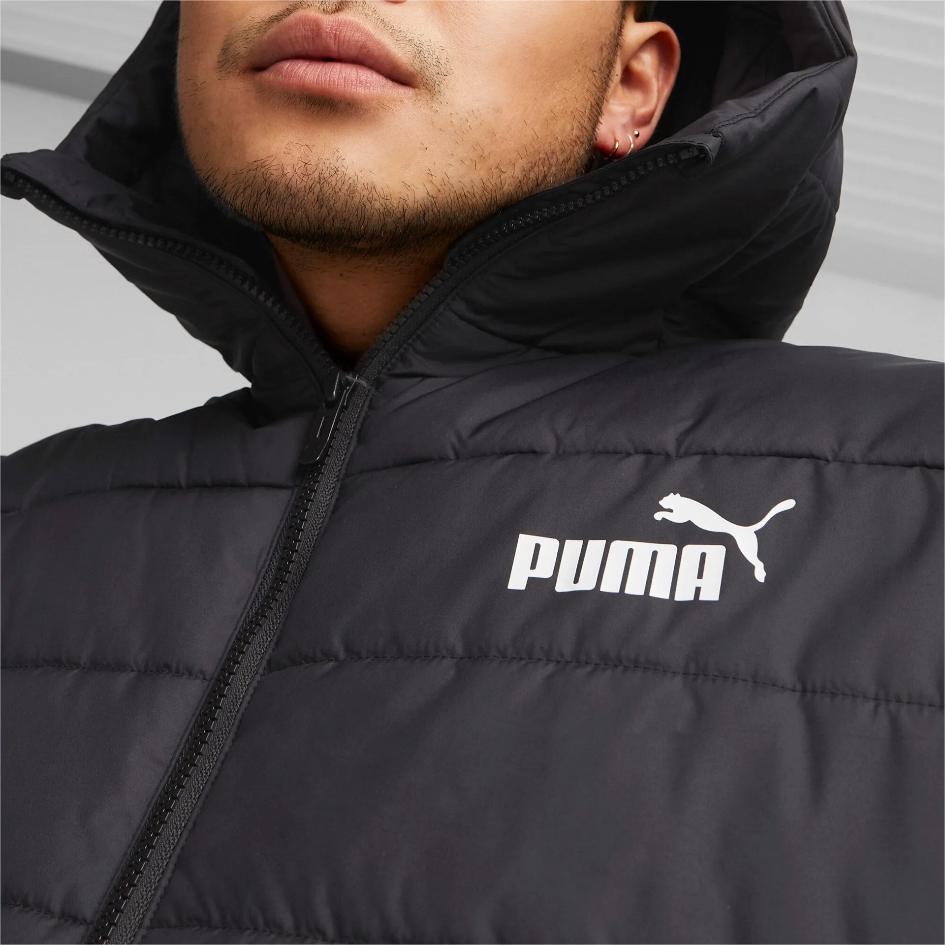 Puma Ess Hooded Padded Jacket Puma Black