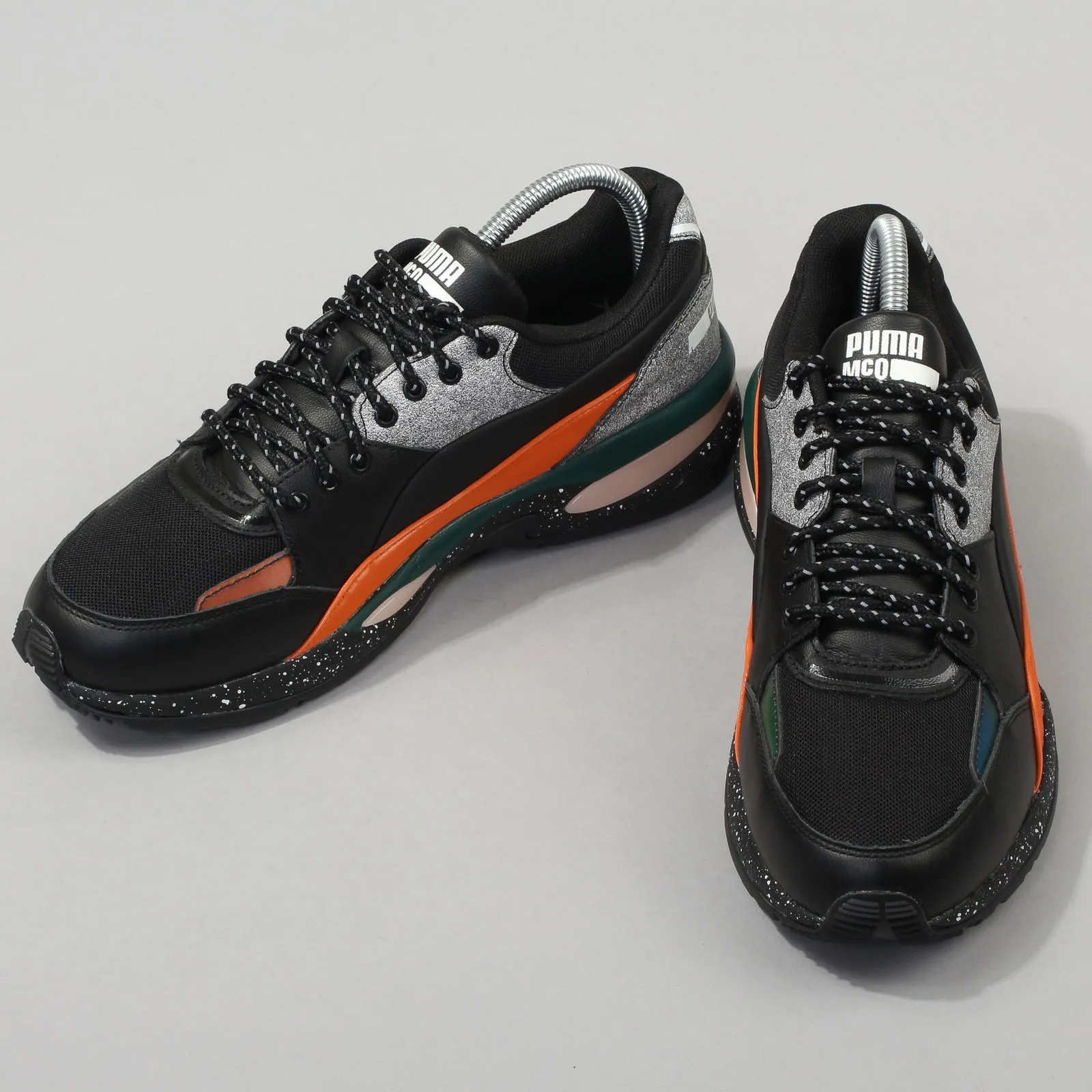 Puma MCQ Tech Runner LO Black blk - harvest pumpkin - june bug