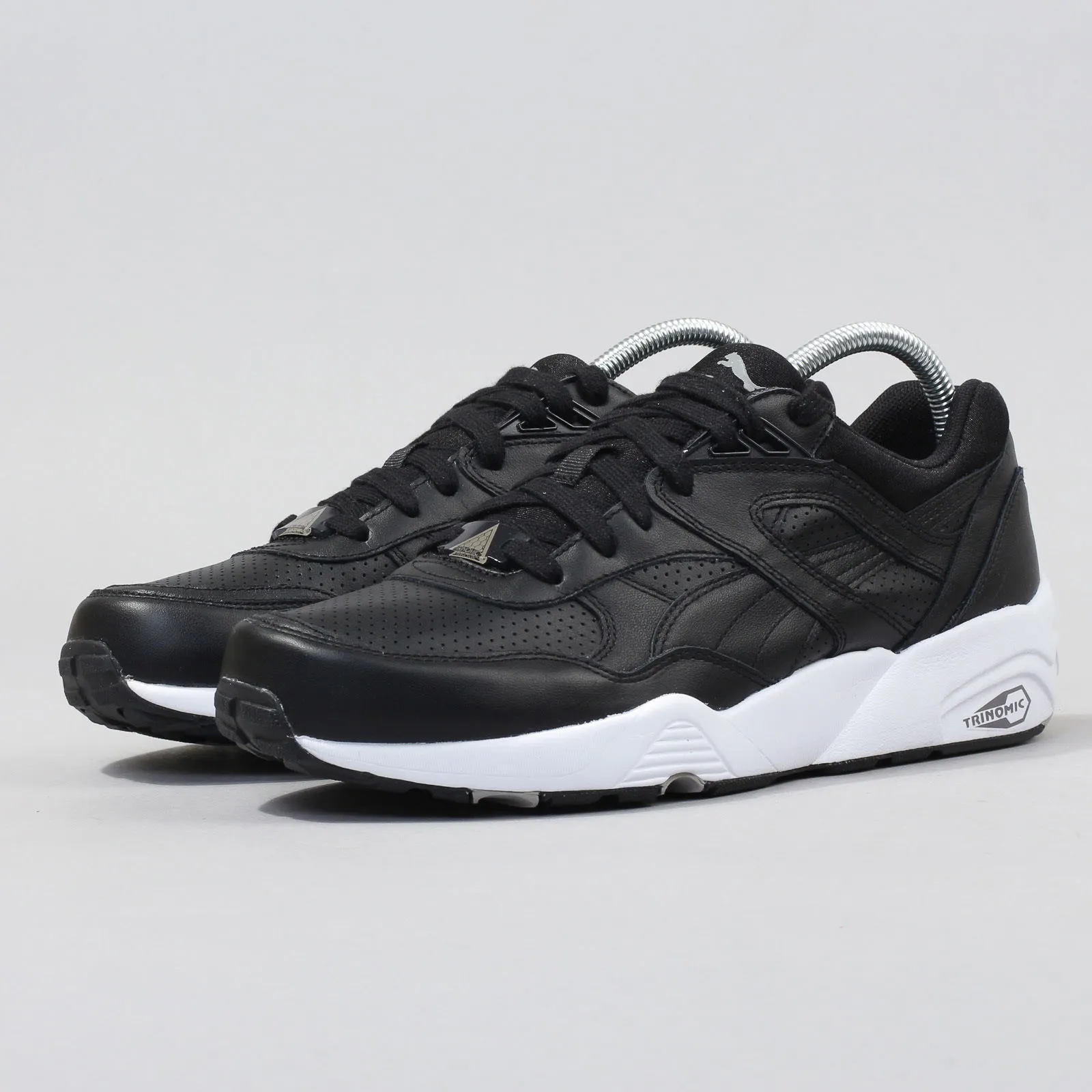 Puma R698 Core Leather black - black - drizzle