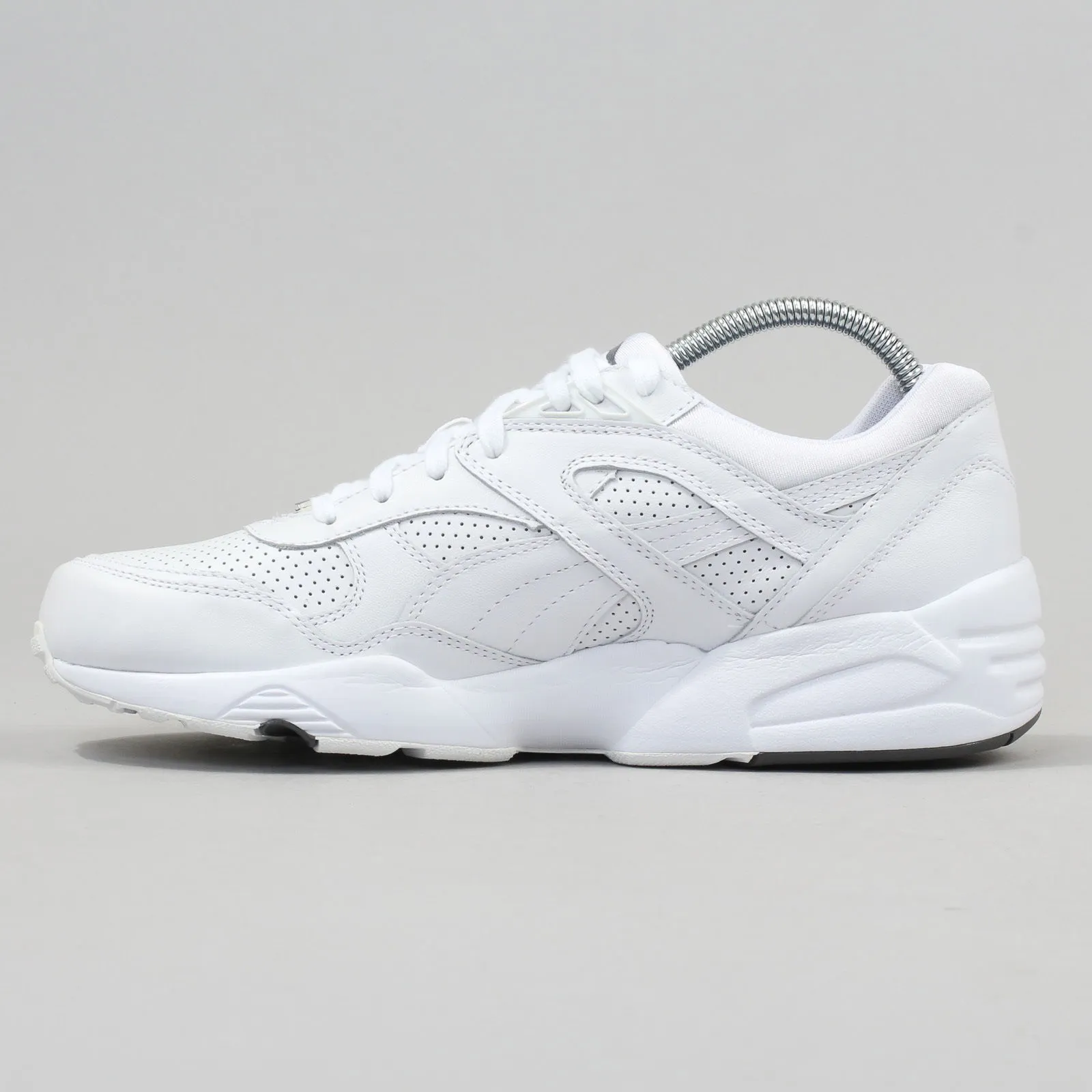 Puma R698 Core Leather white - white - steel gray