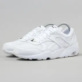 Puma R698 Core Leather white - white - steel gray