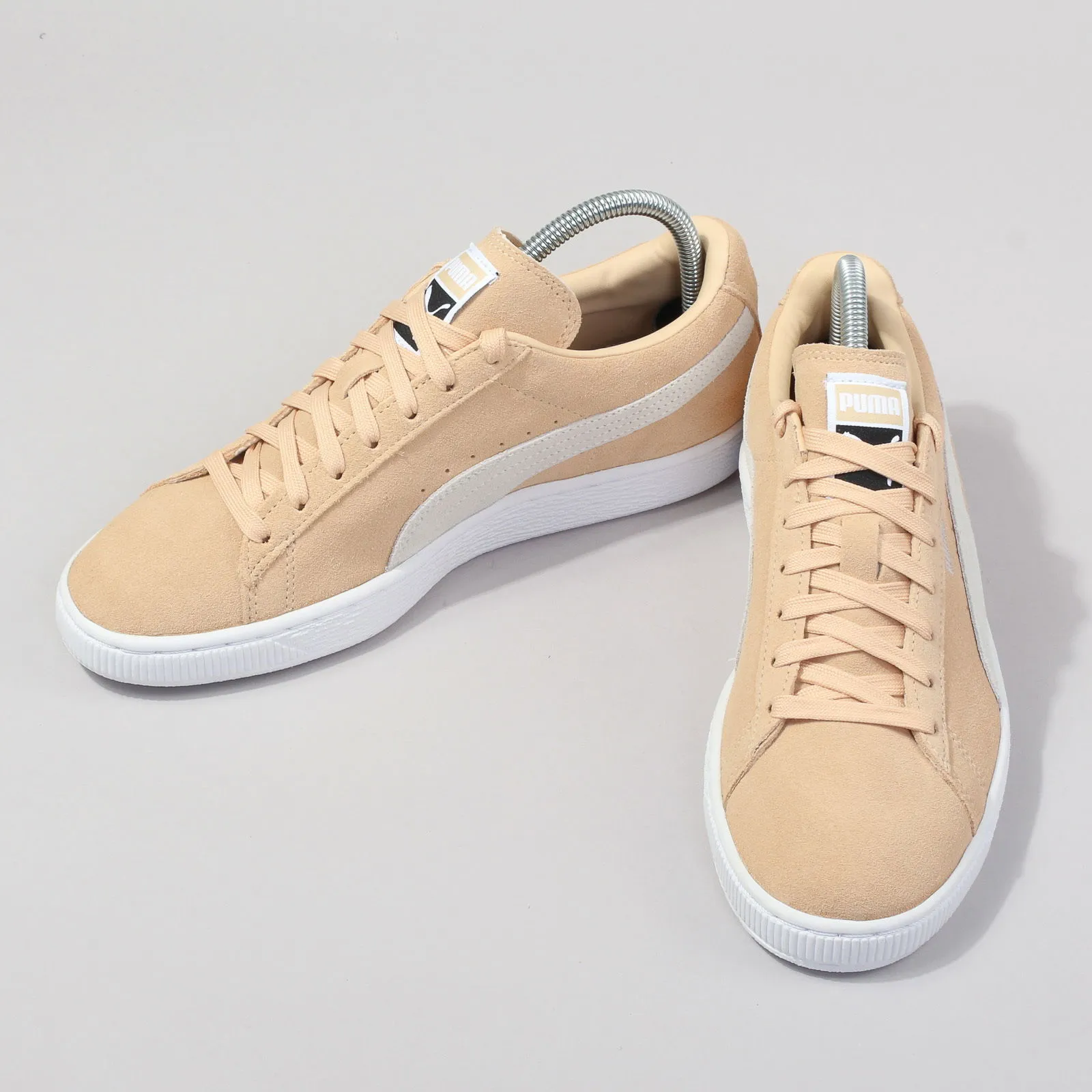 Puma Suede Classic + natural vachetta - white