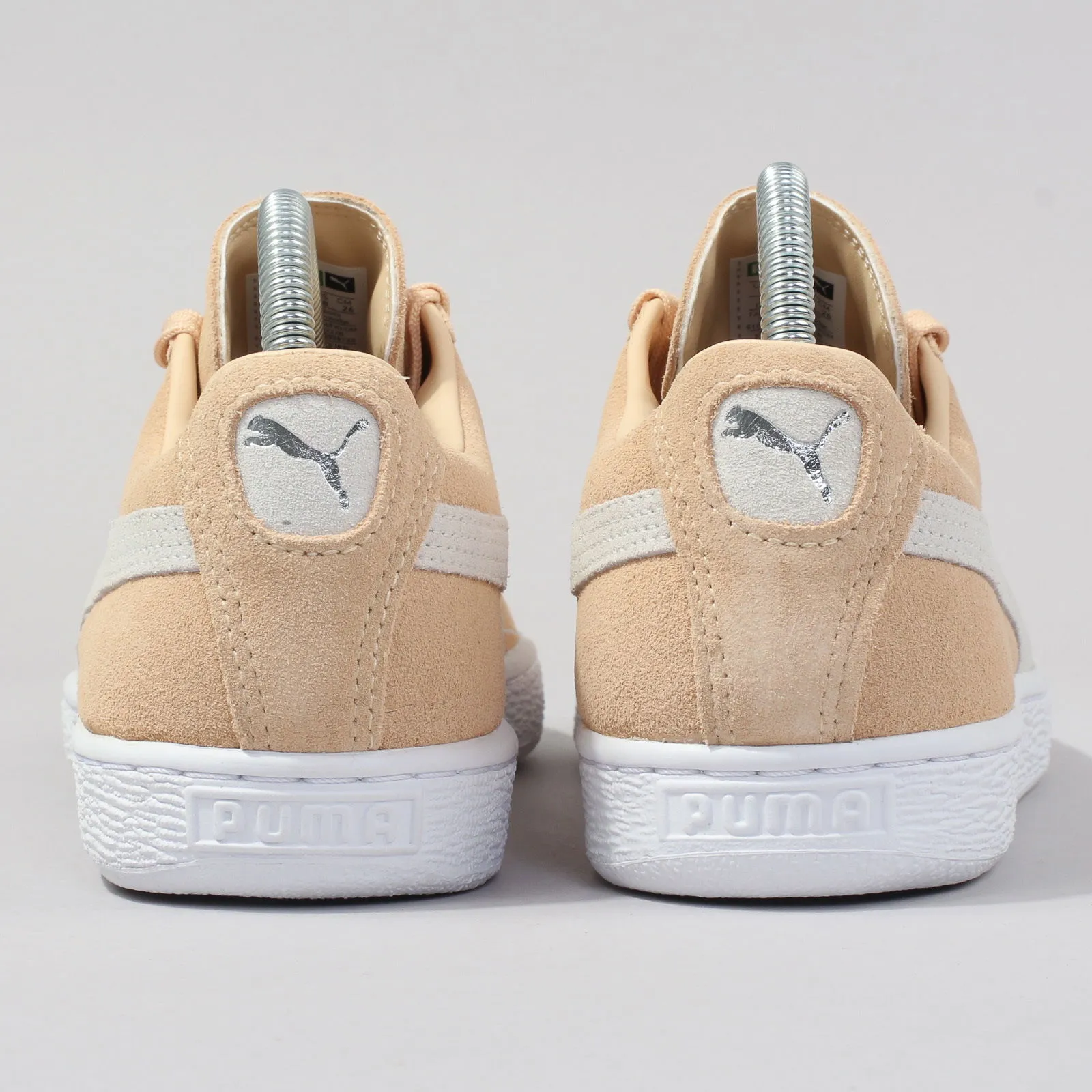 Puma Suede Classic + natural vachetta - white