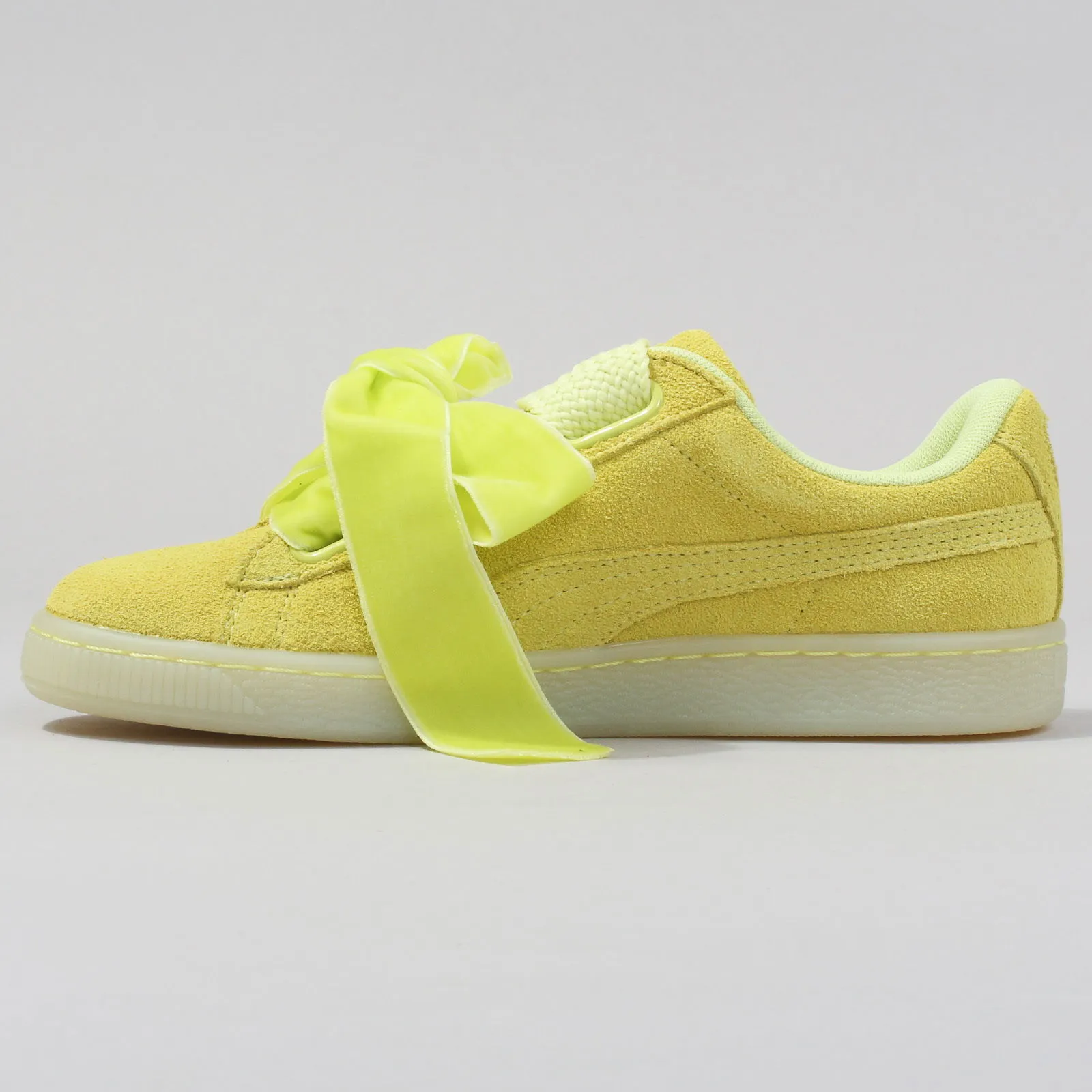 Puma Suede Heart Reset Wn's soft fluo yellow