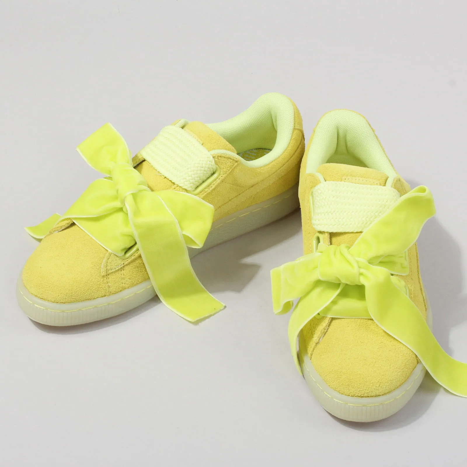 Puma Suede Heart Reset Wn's soft fluo yellow