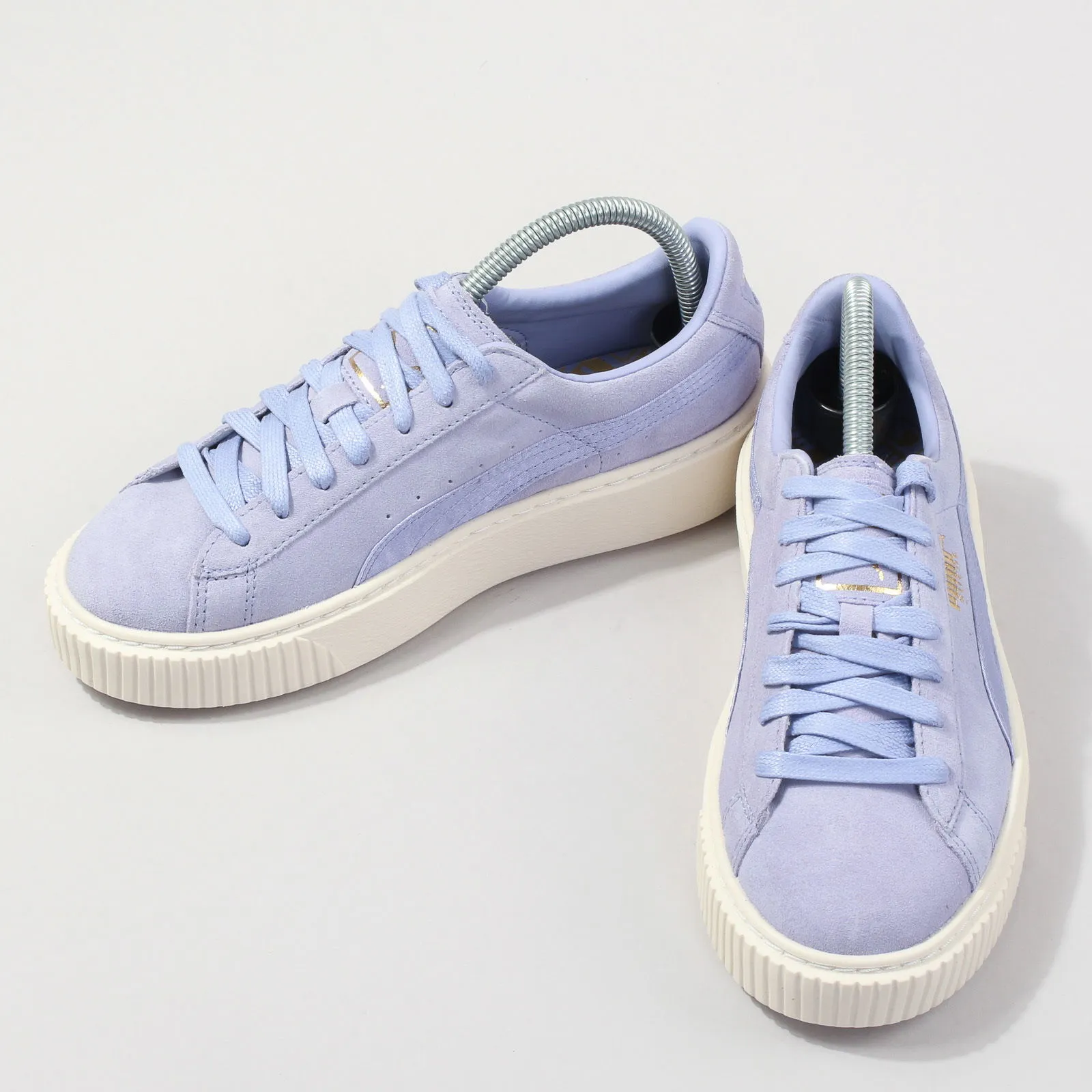 Puma Suede Platform Mono Satin sweet lavender - whisper - gold