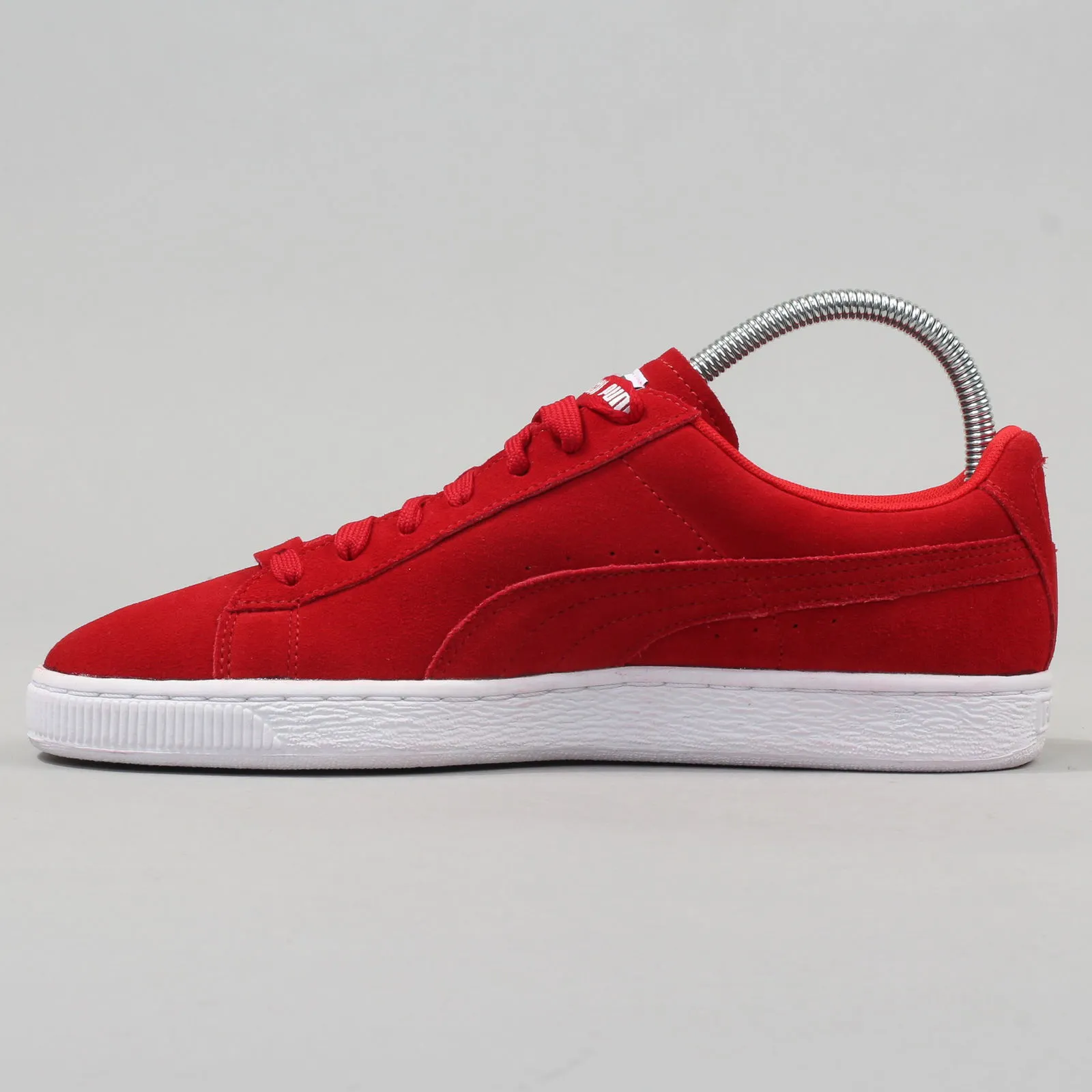 Puma Suede X Trapstar barbados cherry - white