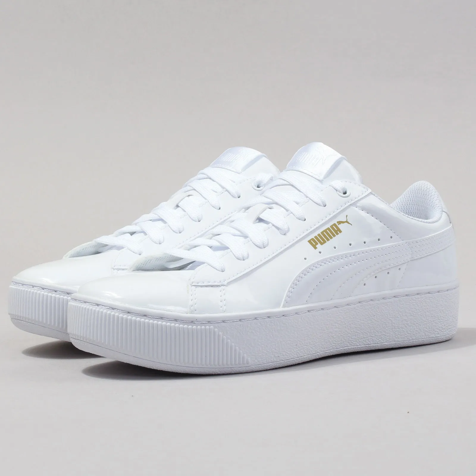 Puma Vikky Platform Patent white / white