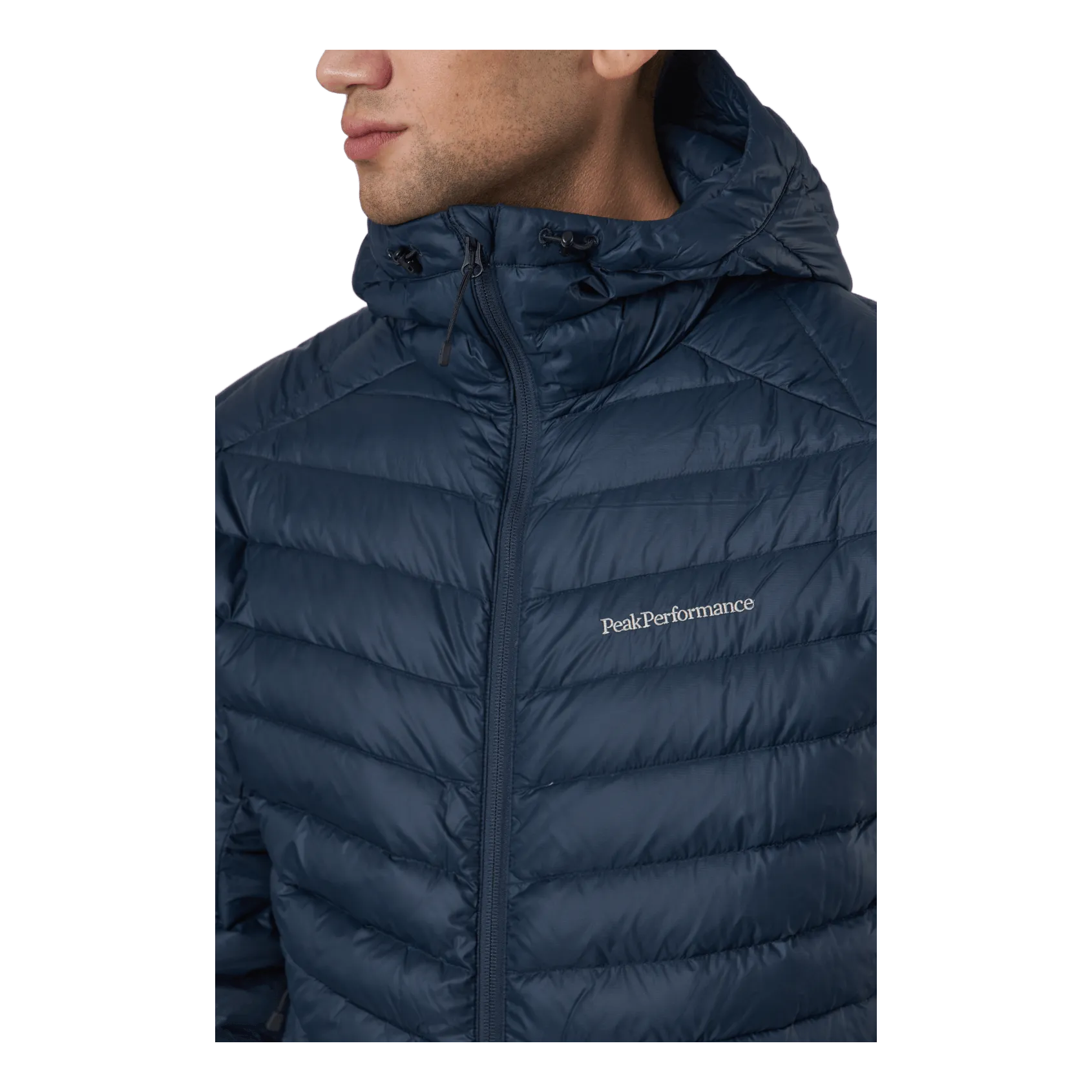 Rendimiento máximo M Frost Down Hood Jacket Blue Shadow