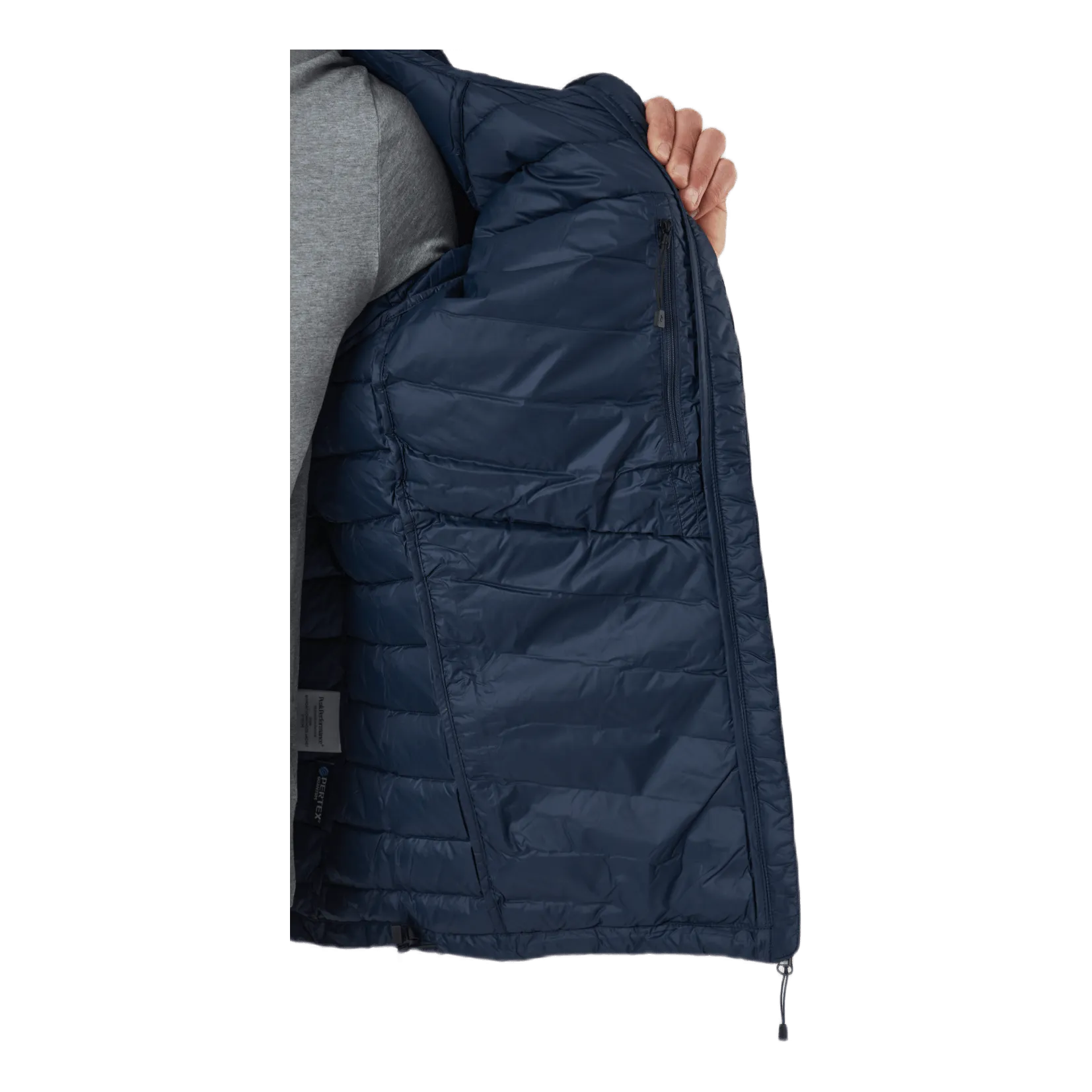 Rendimiento máximo M Frost Down Hood Jacket Blue Shadow