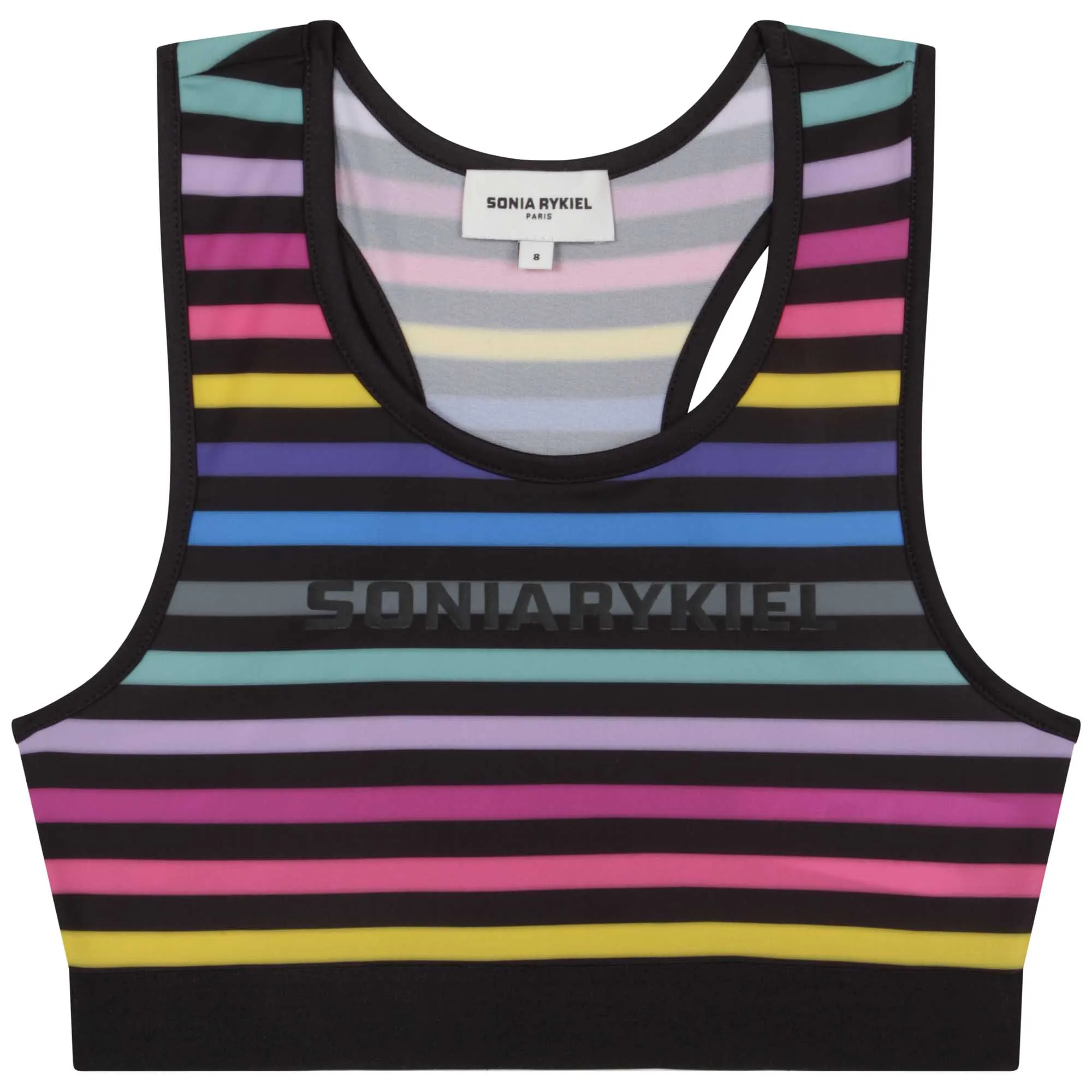 SONIA RYKIEL Top deportivo de rayas