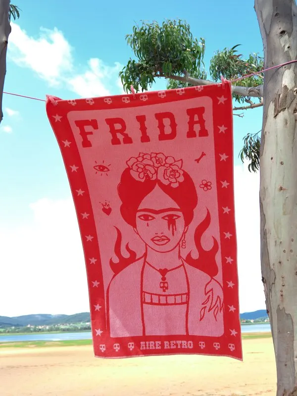 TOALLA ''FRIDA'' ROSA